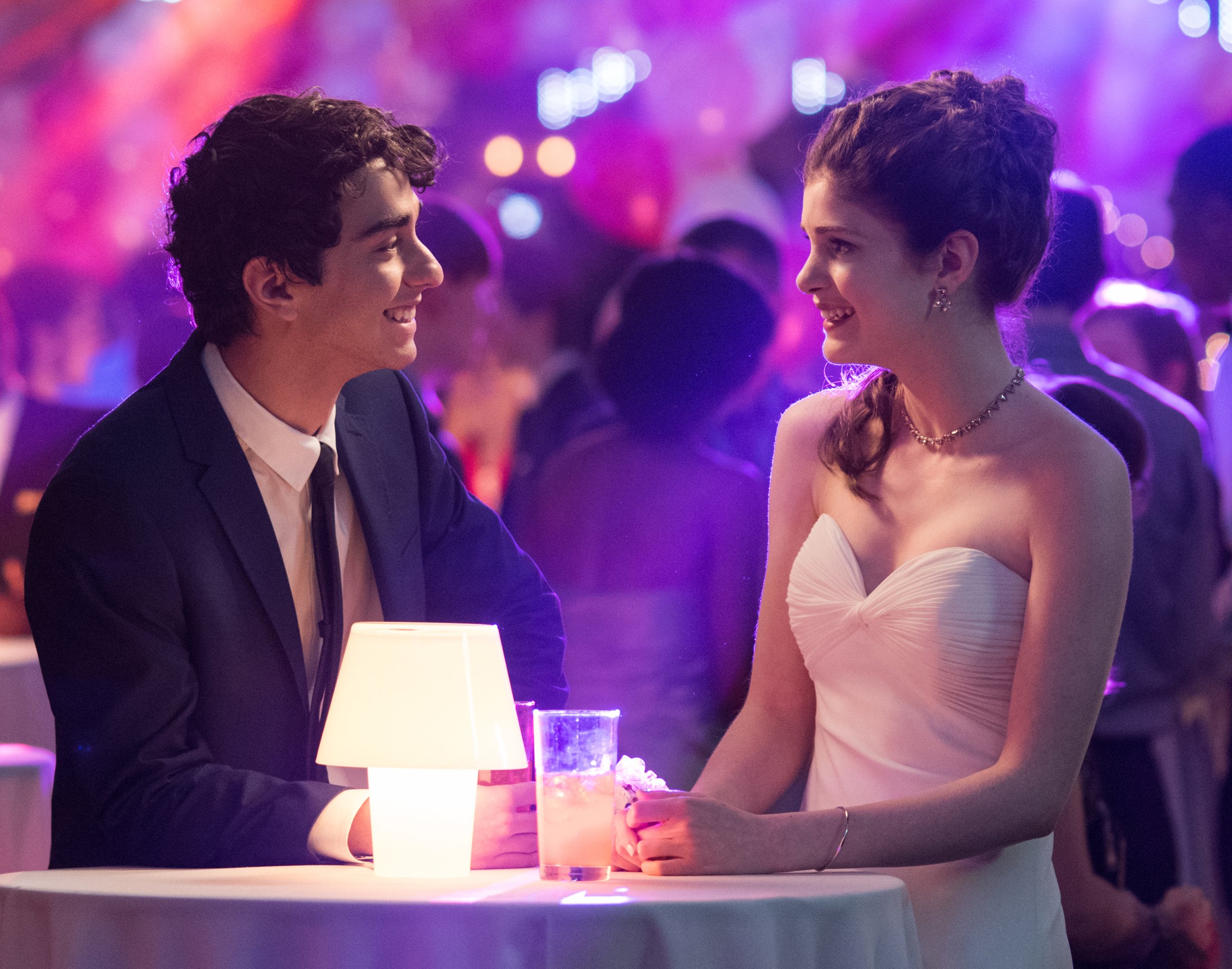 Alex Wolff, left, and Elena Kampouris, right, in a scene from My Big Fat Greek Wedding 2.
