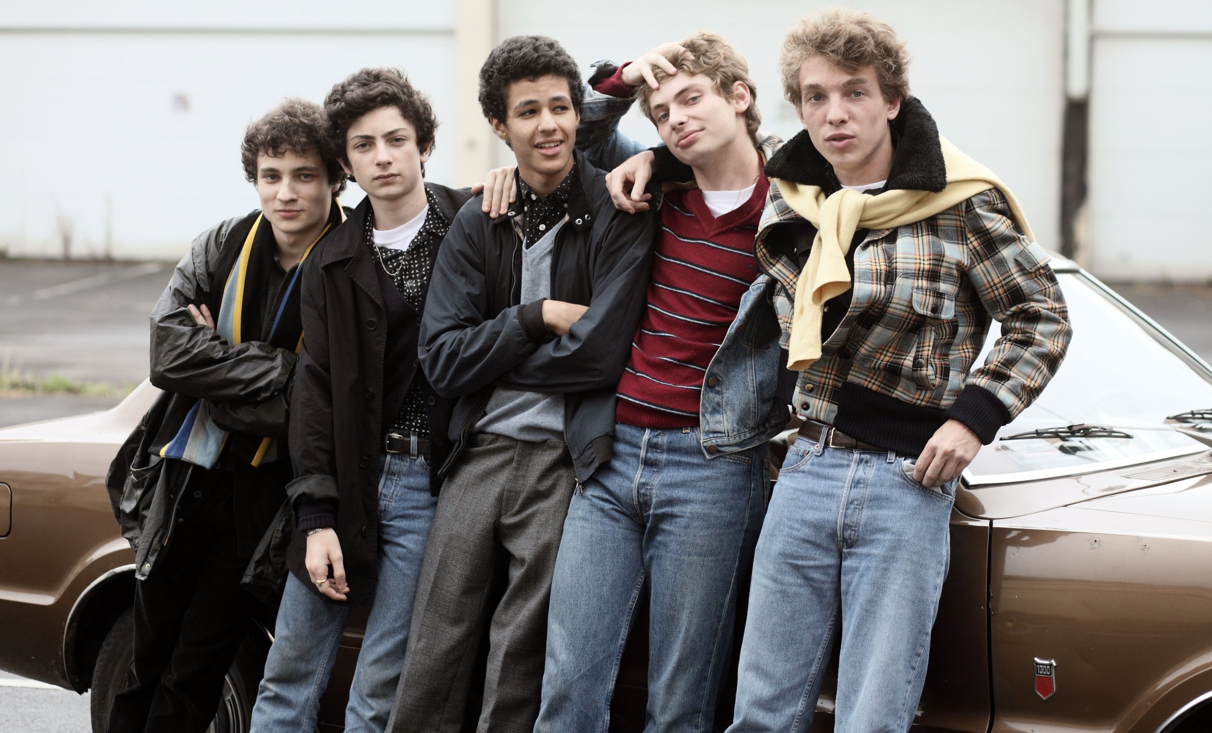 From left: Quentin Dolmaire, Theo Fernandez, Yassine Douighi, Raphael Cohen, Pierre Andrau in My Golden Days.