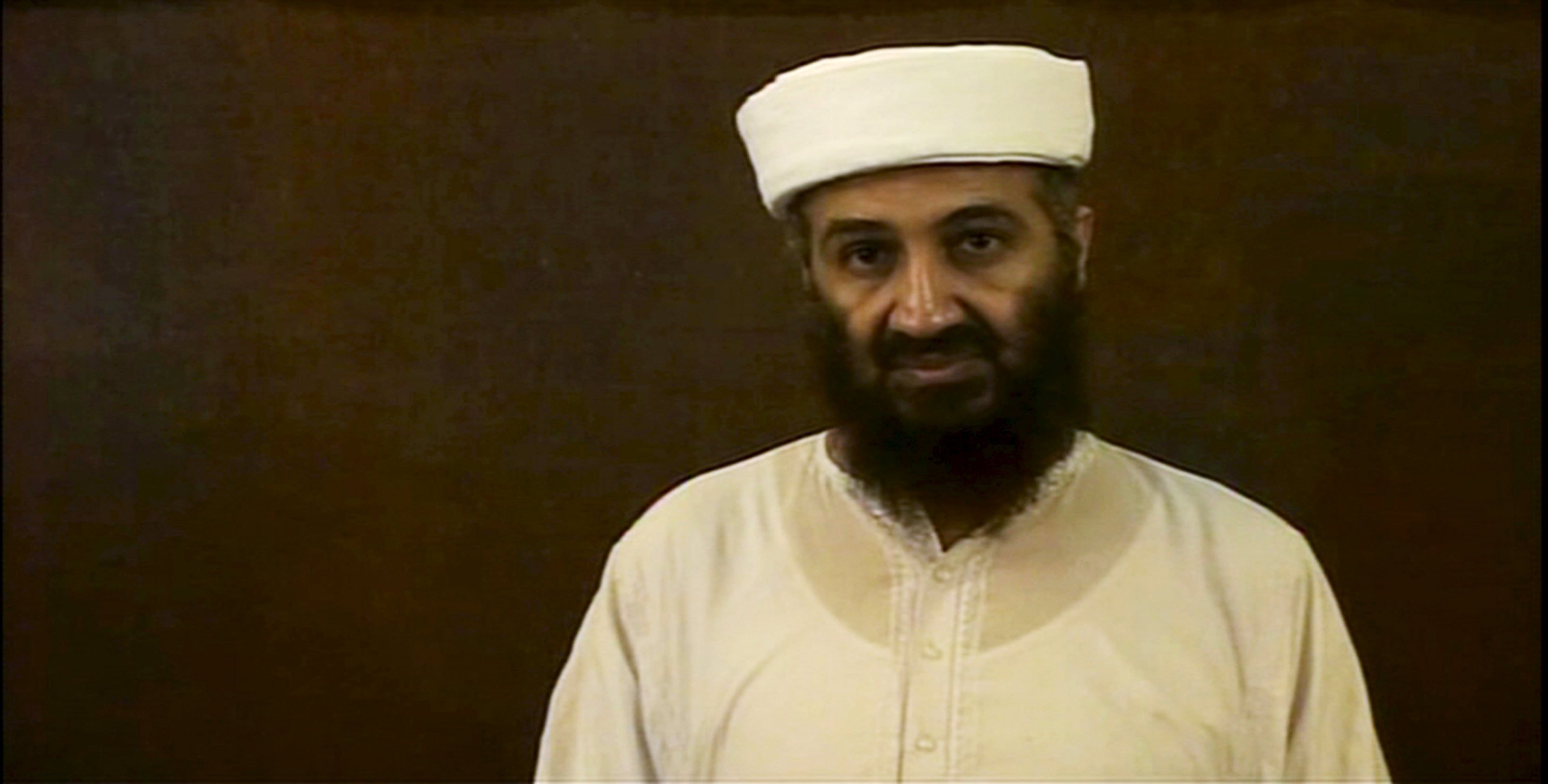 Osama bin Laden is shown in this file video frame grab released by the U.S. Pentagon on May 7, 2011. (Reuters)