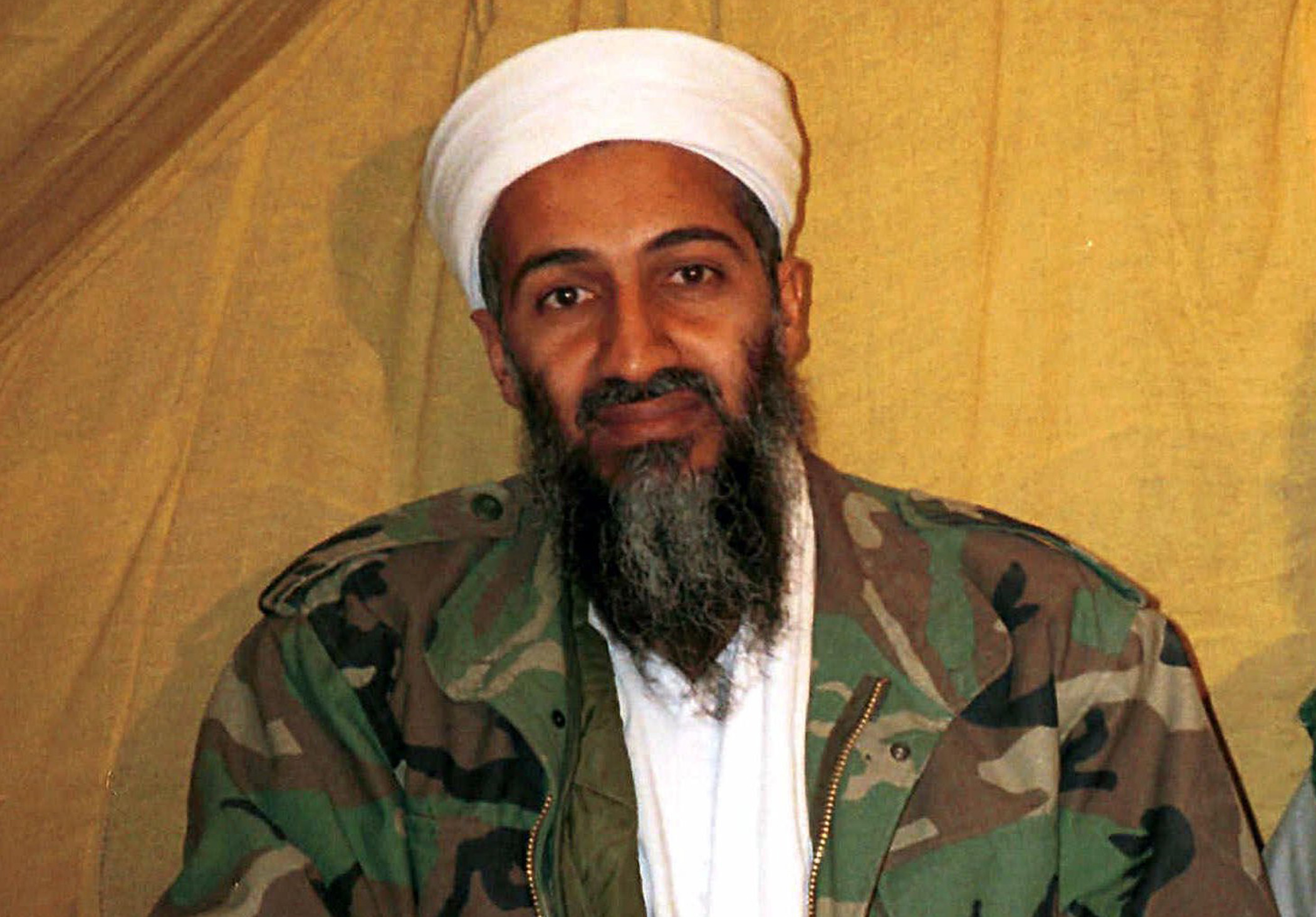 Osama bin Laden in Afghanistan. (AP)
