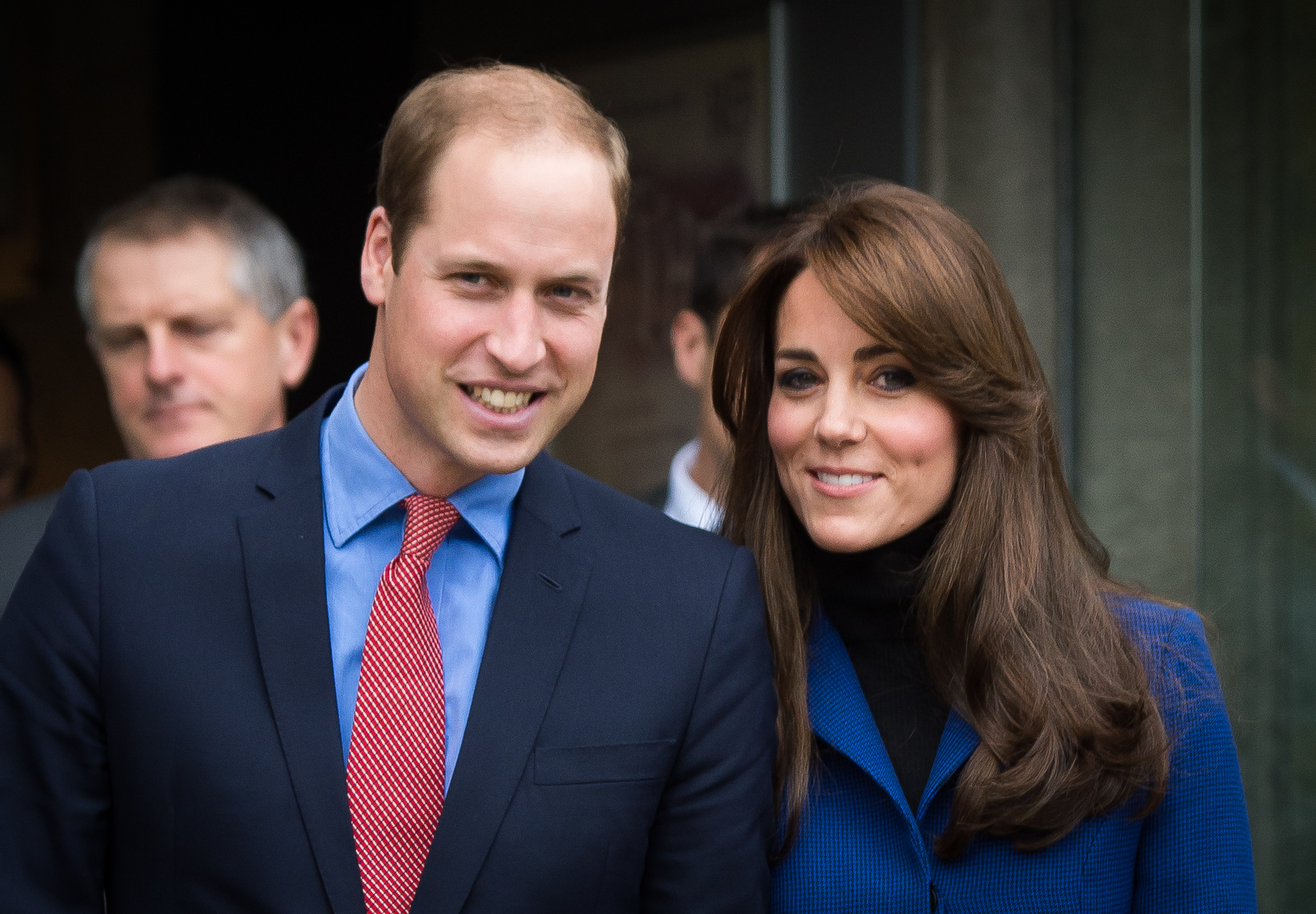 Catherine, Duchess of Cambridge and Prince William, Duke of Cambridge visit Dundee Rep. Theatre on October 23, 2015 in Dundee, Scotland.