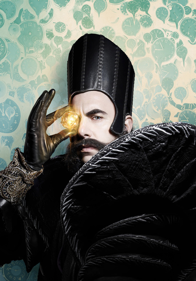 Sacha Baron Cohen as Time in Alice Through the Looking Glass, 2016.