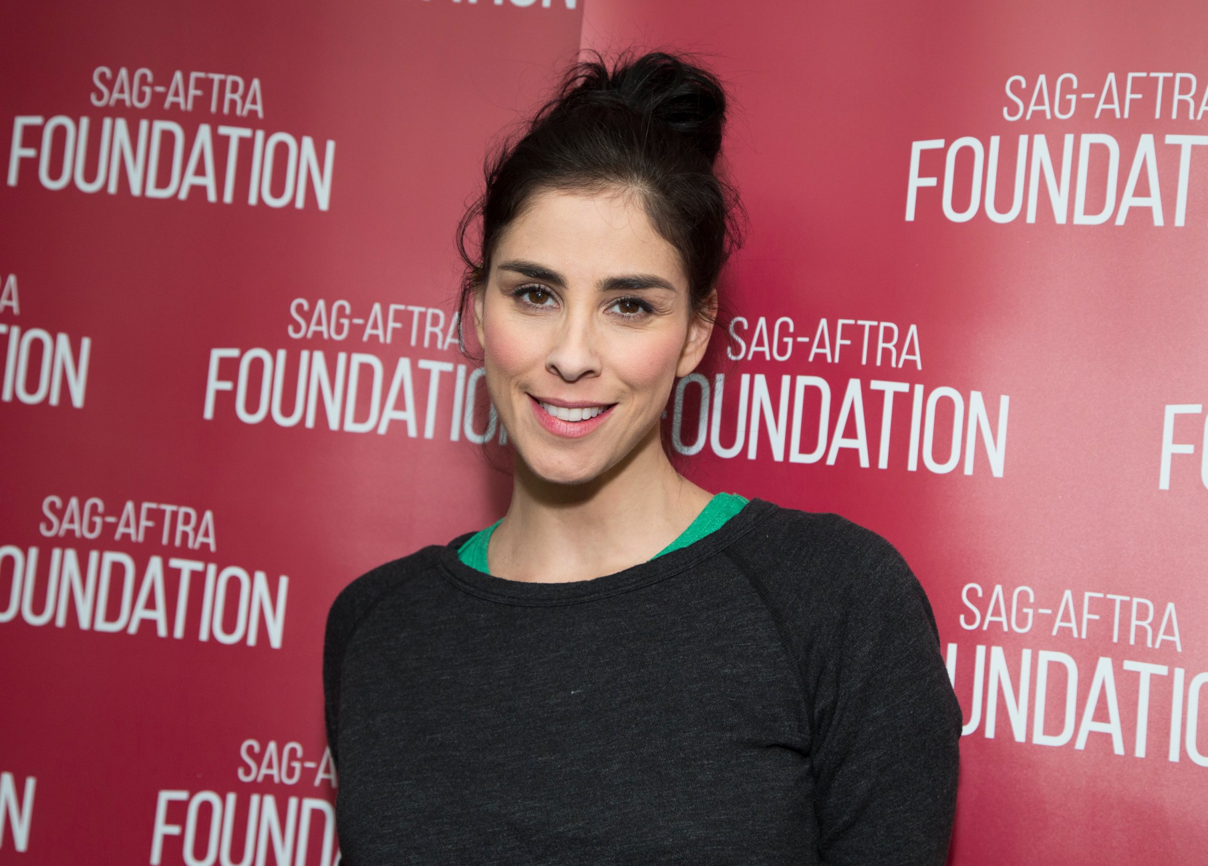 Actress Sarah Silverman attends the SAG-AFTRA Foundation conversations with Sarah Silverman for "I Smile Back" at at SAG-AFTRA on November 23, 2015 in West Hollywood, California.