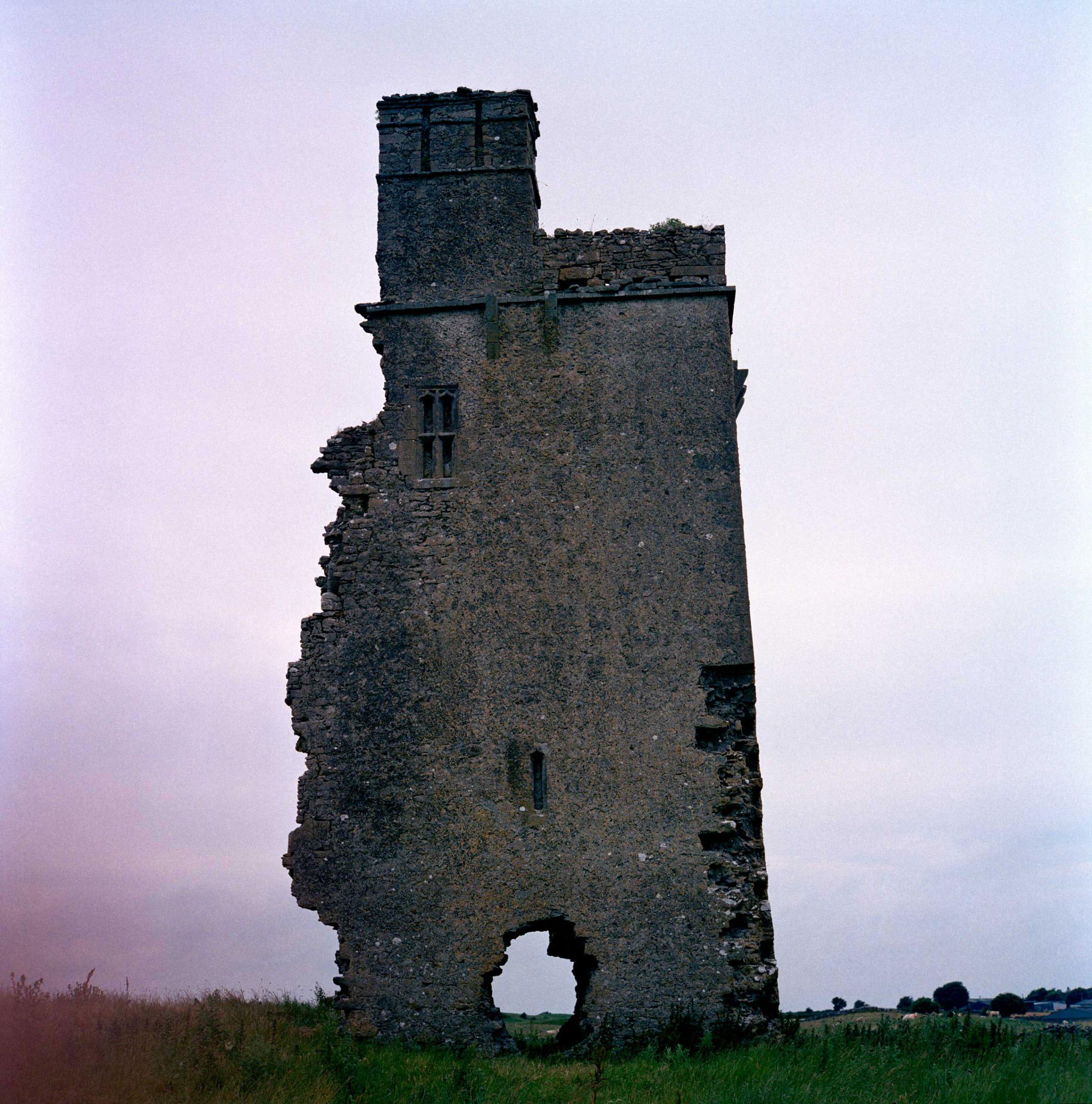 Barnaderg. Co. Galway. A dilapidated keep.