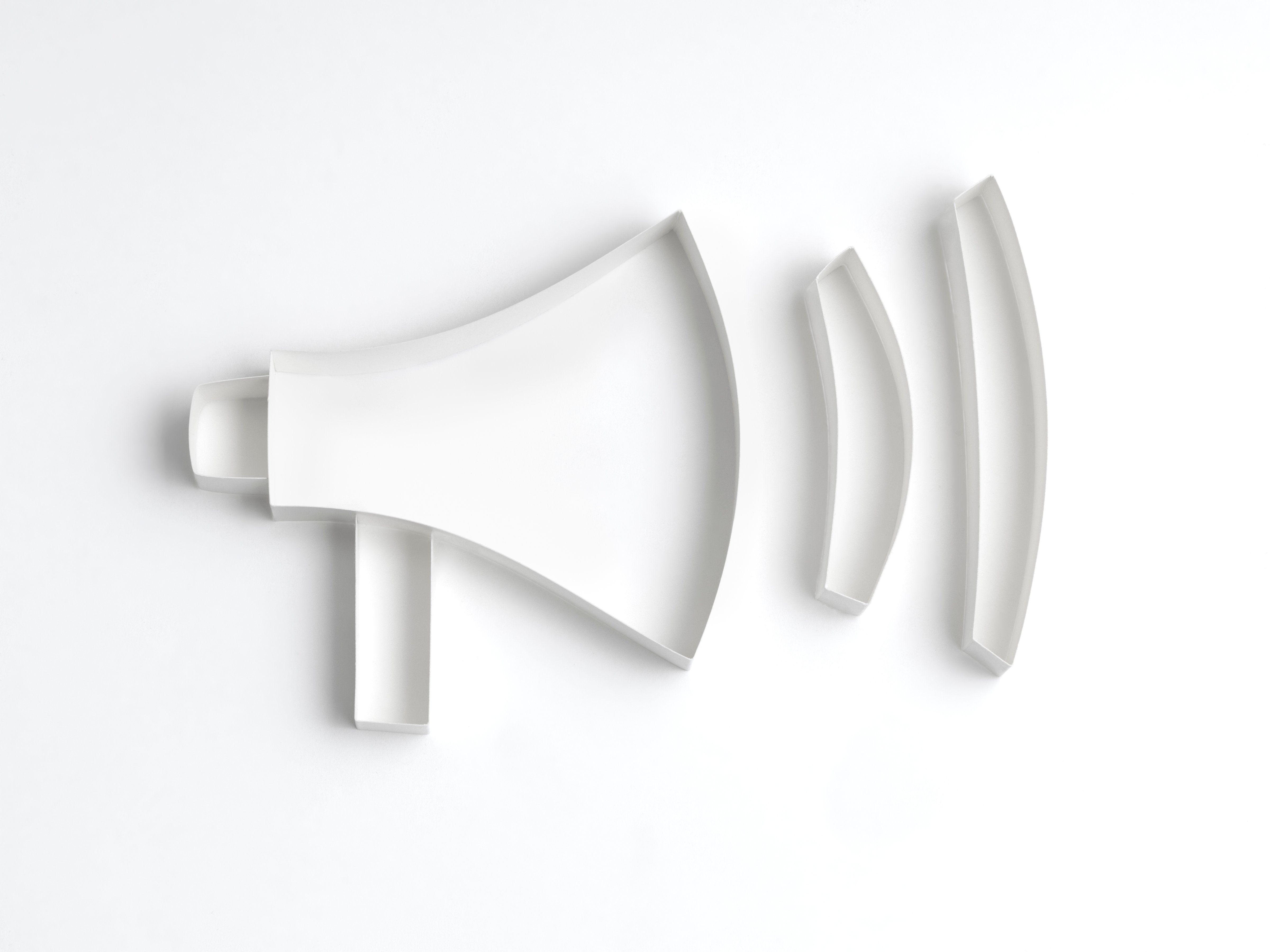 Origami megaphone (Getty Images)