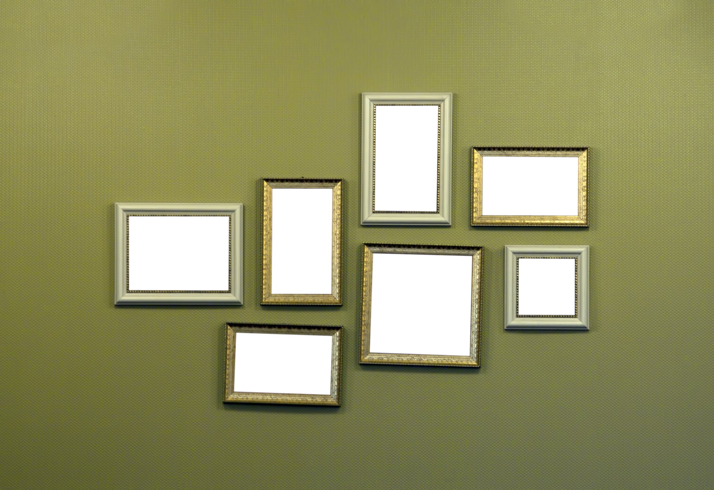 Frames on the wall