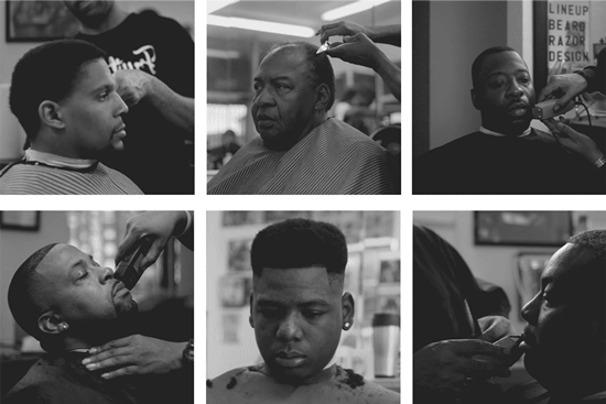 From "Tapered Throne," a GIF-based project on black barbers in Oakland (Brandon Tauszik)