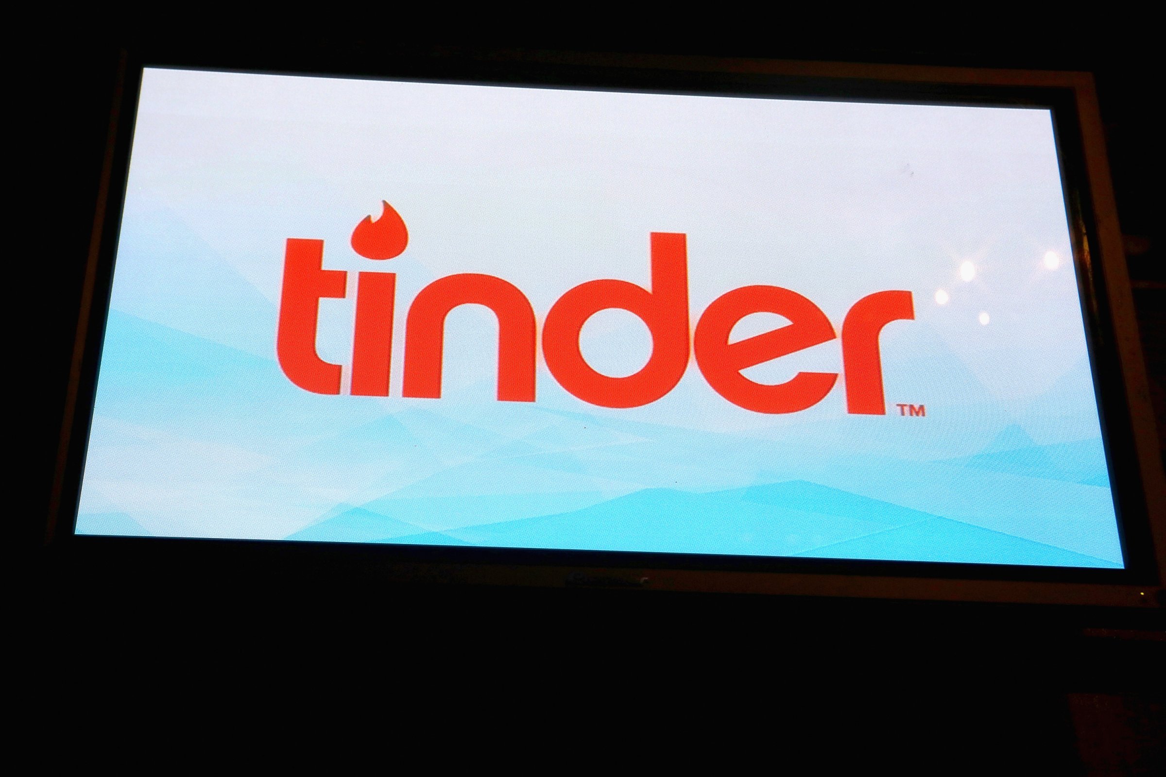 Tinder on display at the Billboard Winterfest at Park City Live! on January 22, 2016 in Park City, Utah.