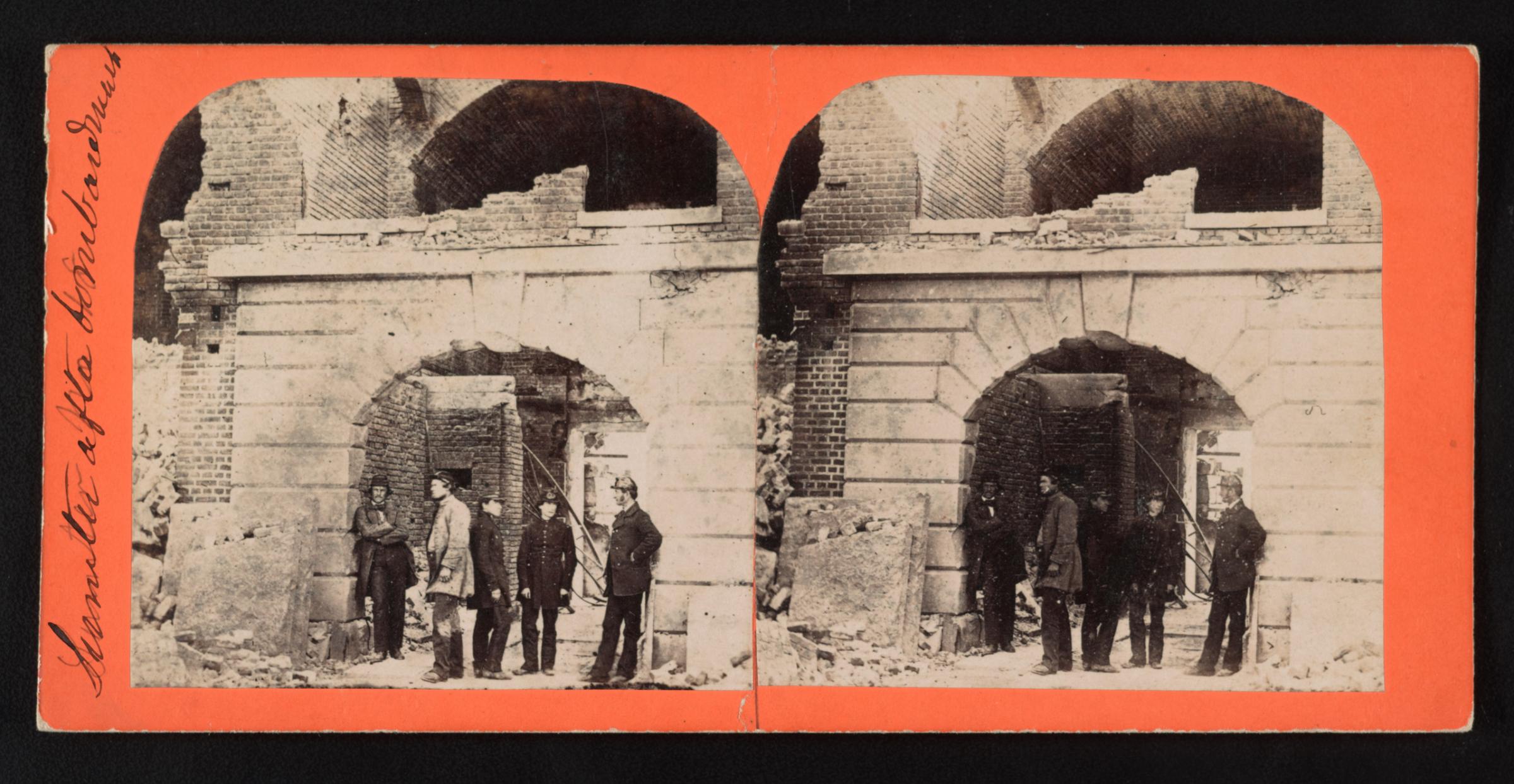 Civil War Stereograph from the Library of Congress