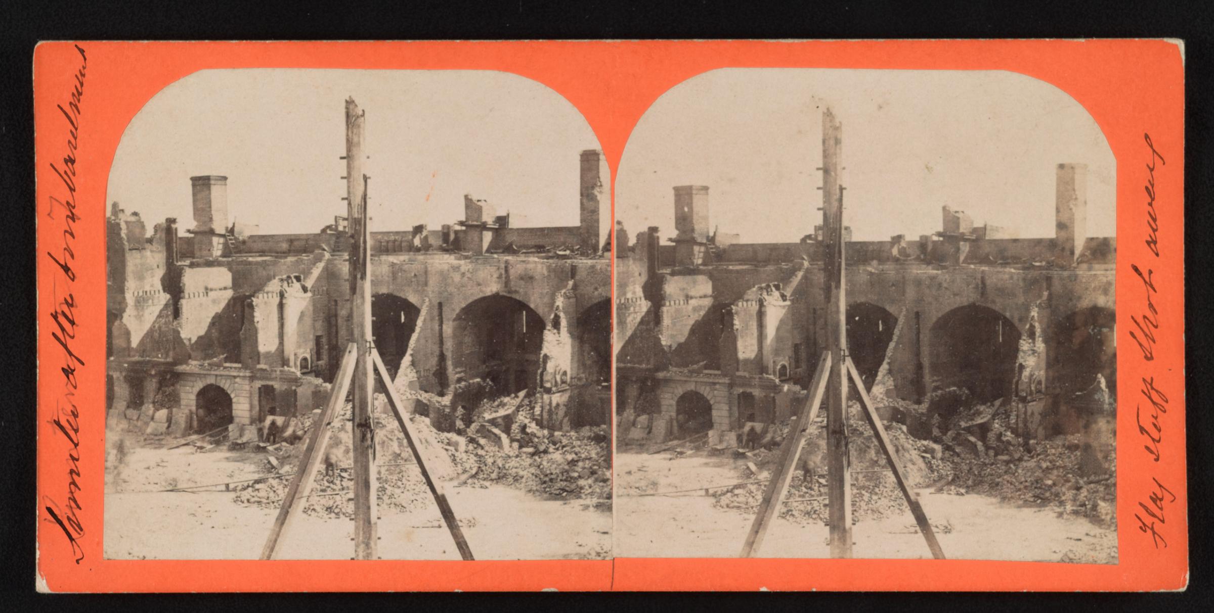 Civil War Stereograph from the Library of Congress
