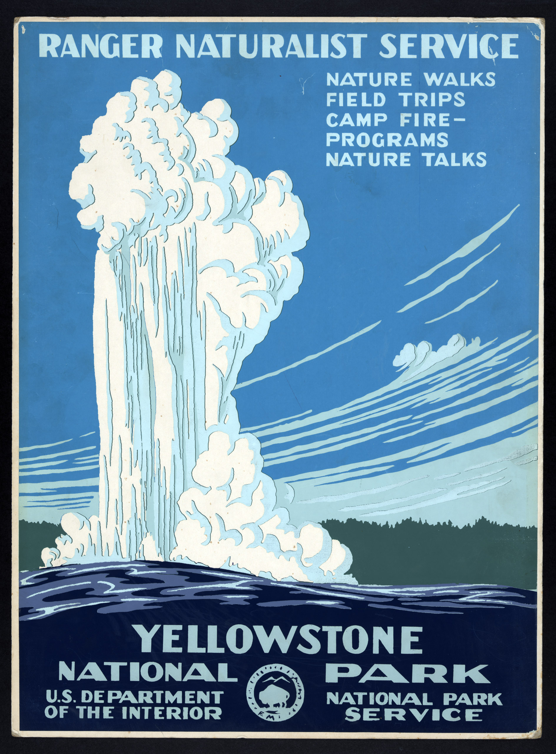 Yellowstone National Park, Ranger Naturalist Service, ca. 1938.