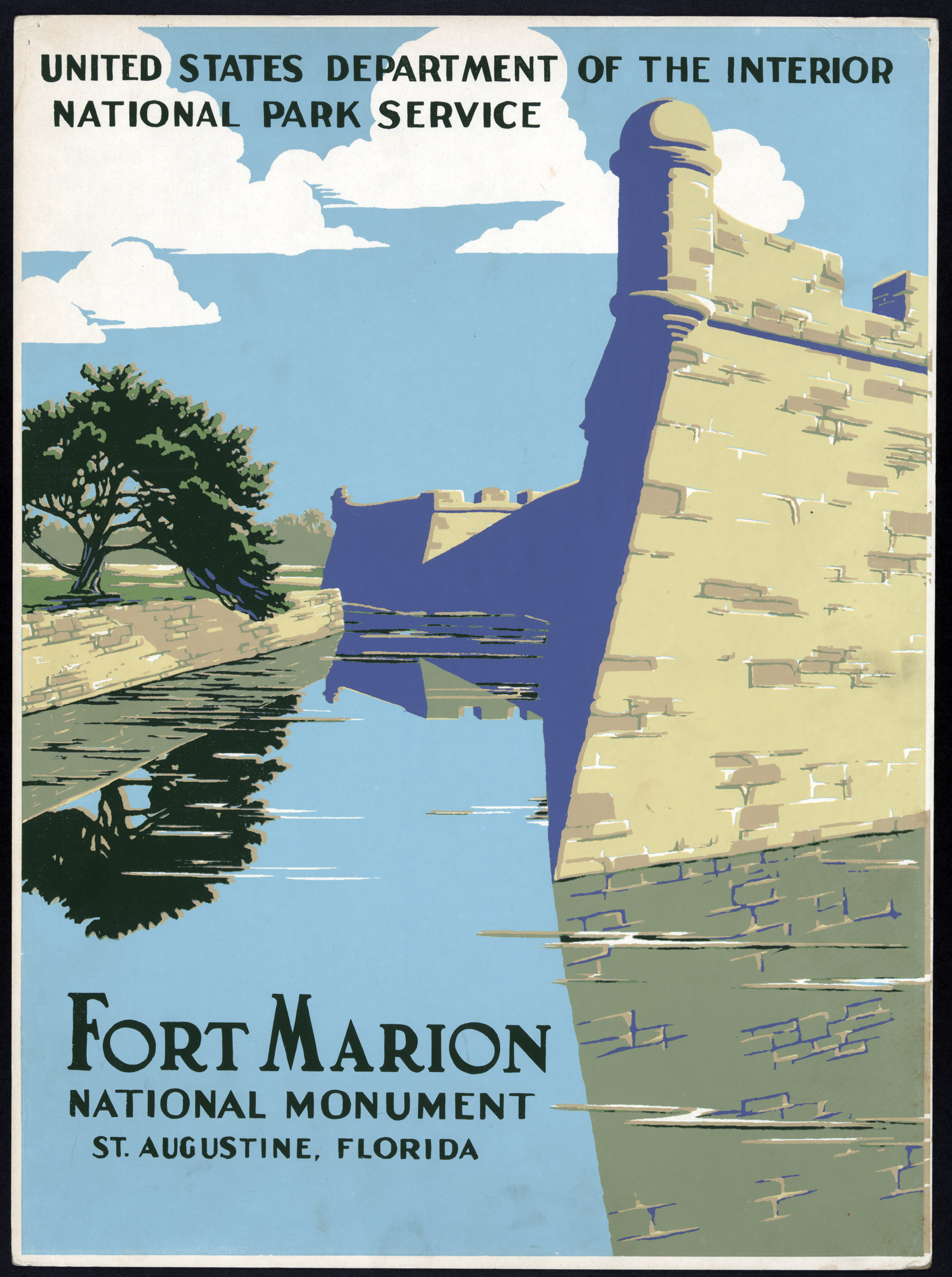 WPA National Parks poster from the Library of Congress.