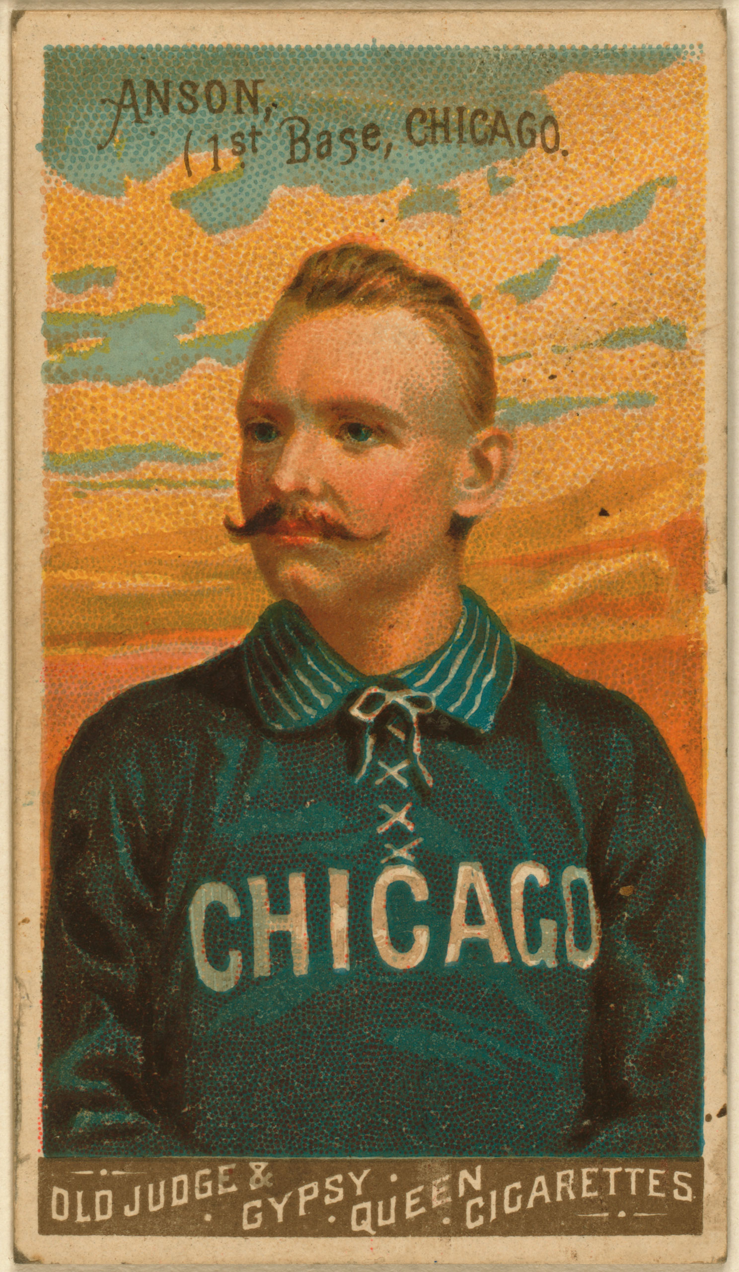 Cap Anson, Chicago White Stockings, baseball card, 1888.
