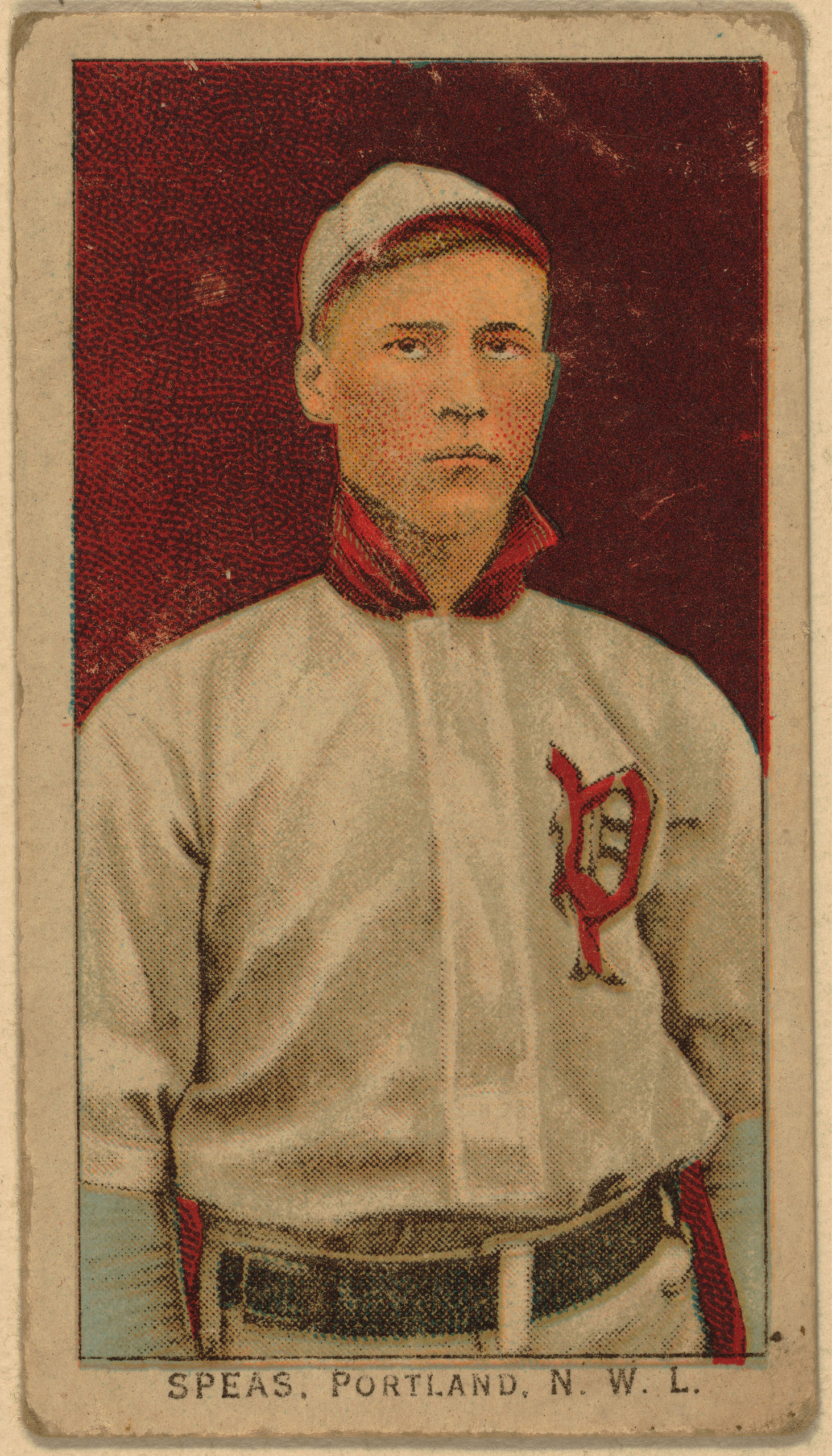 Speas, Portland Team, baseball card, 1911.