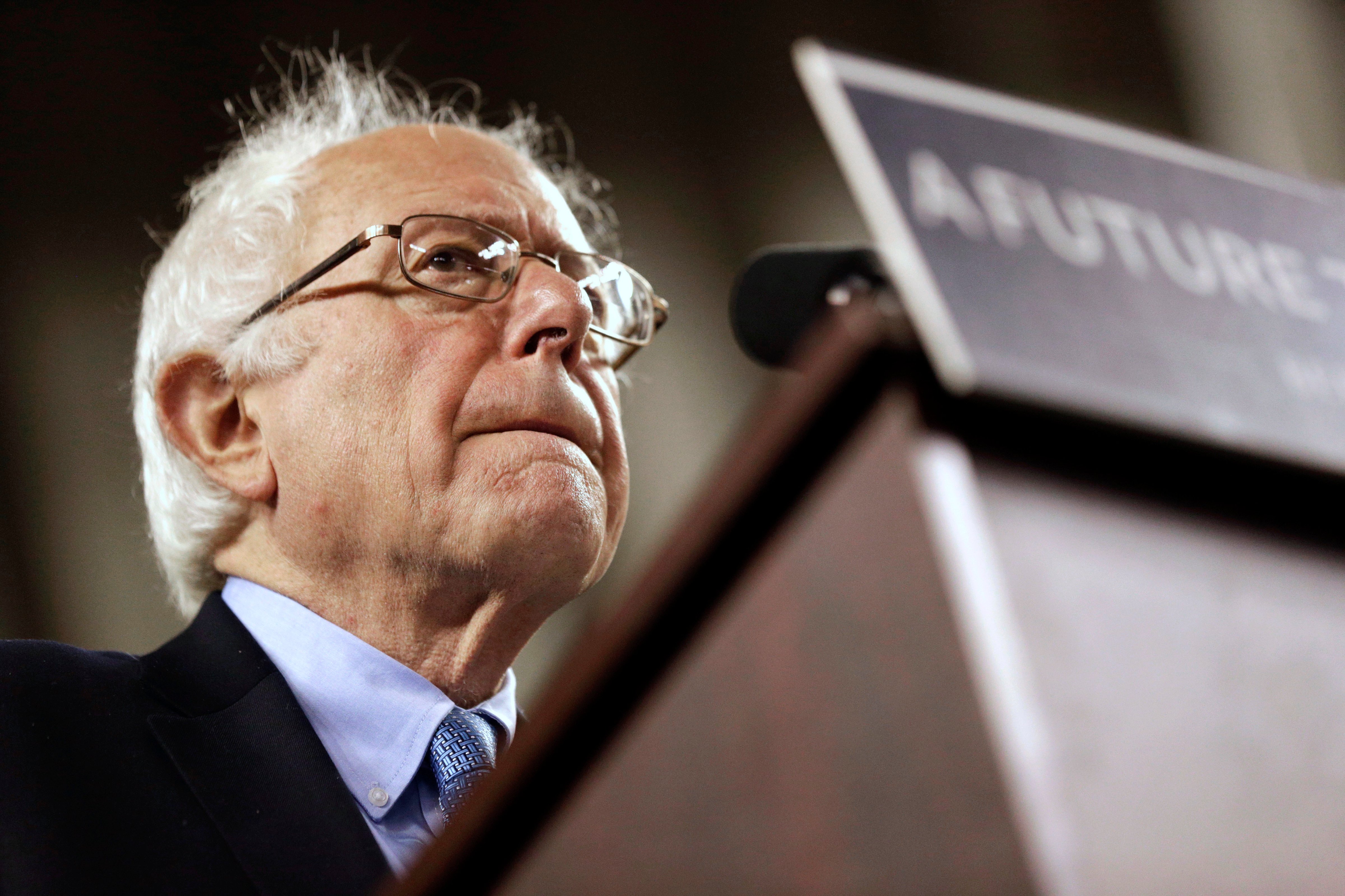 Bernie Sanders speaks during a rally in Baltimore, on April 23, 2016. (Patrick Semansky—AP)