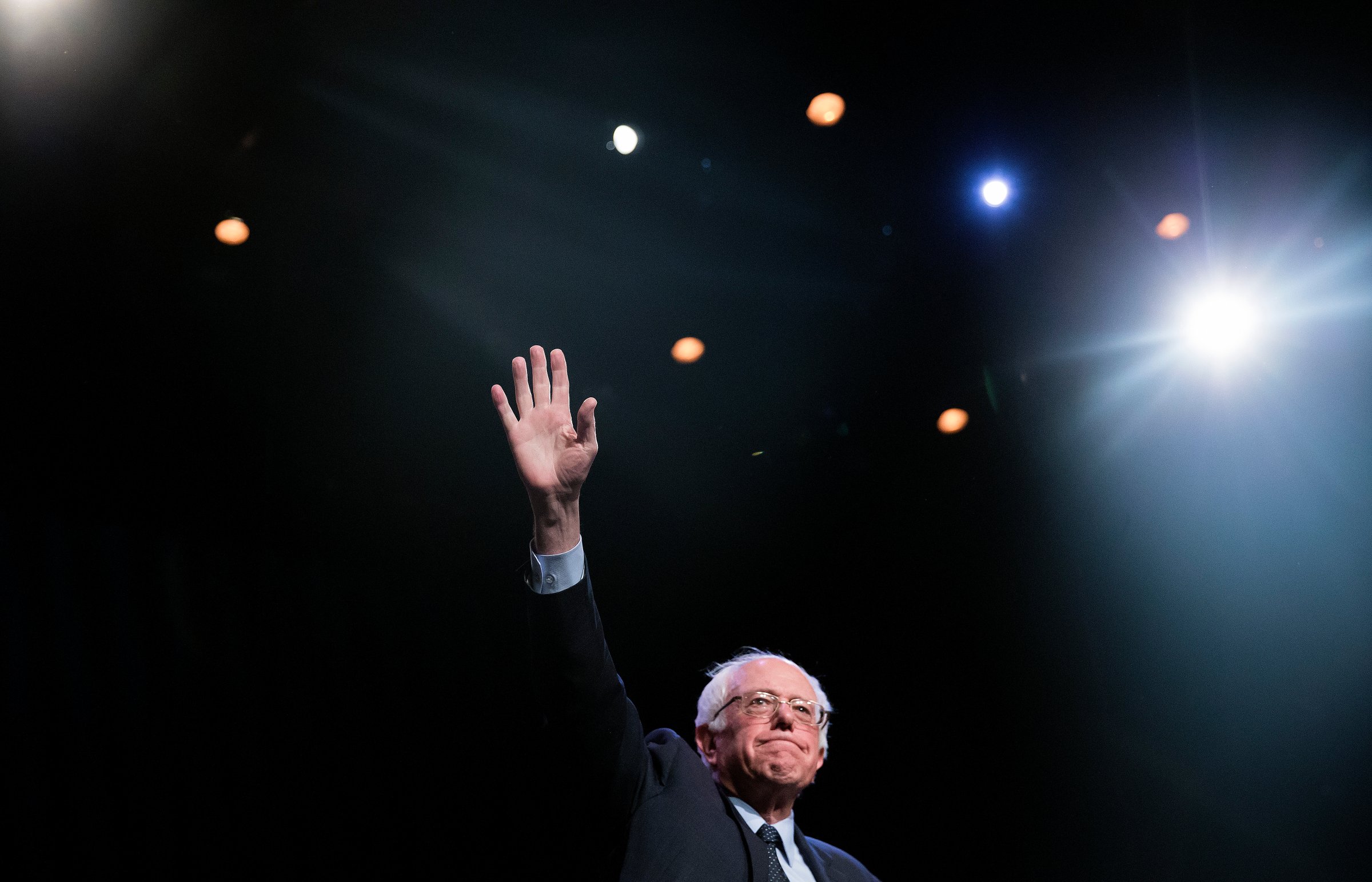Democratic Presidential Candidate Bernie Sanders Campaigns In New York City