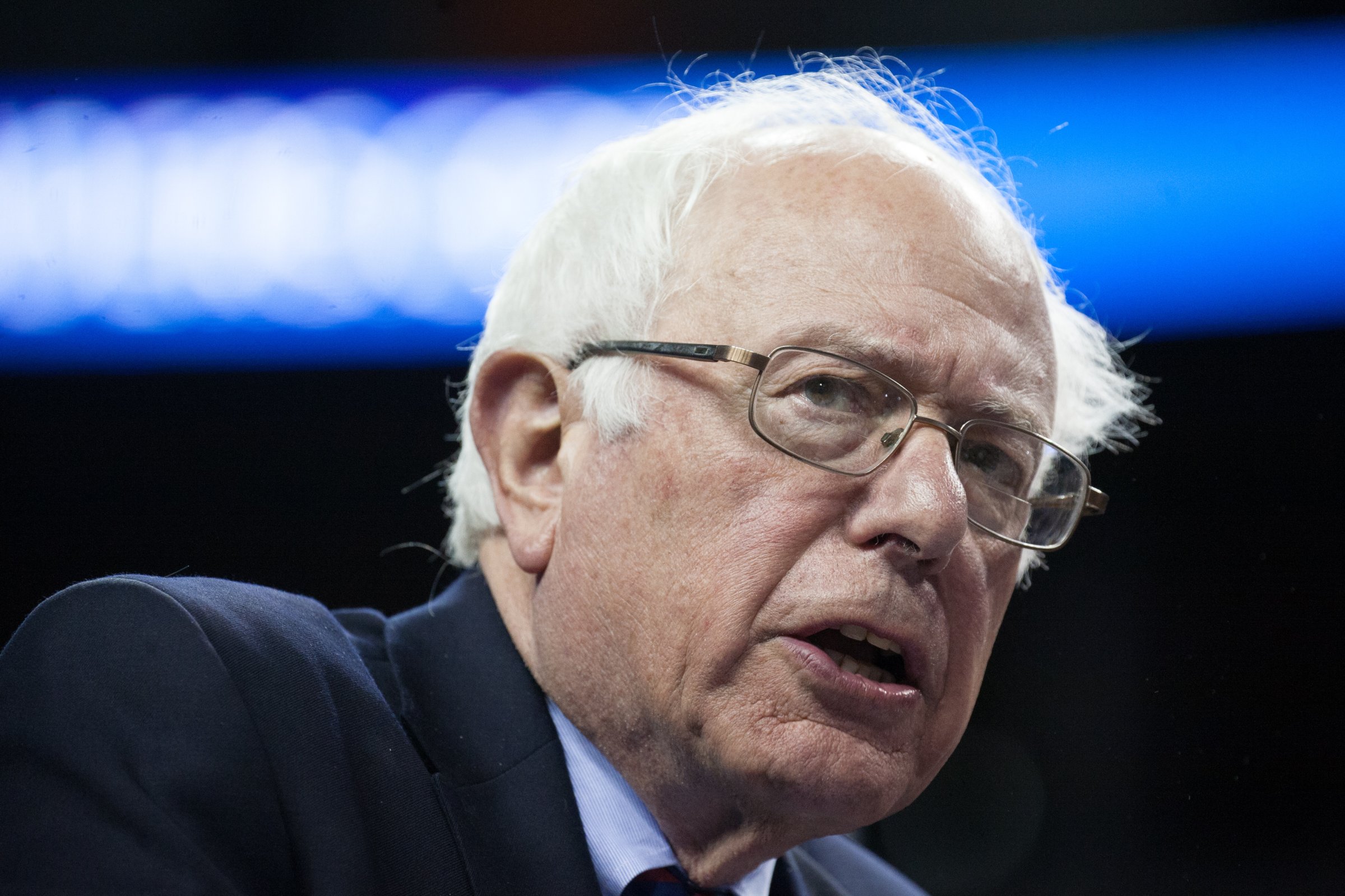 Democratic Presidential Candidate Bernie Sanders Campaigns In Seattle, Washington