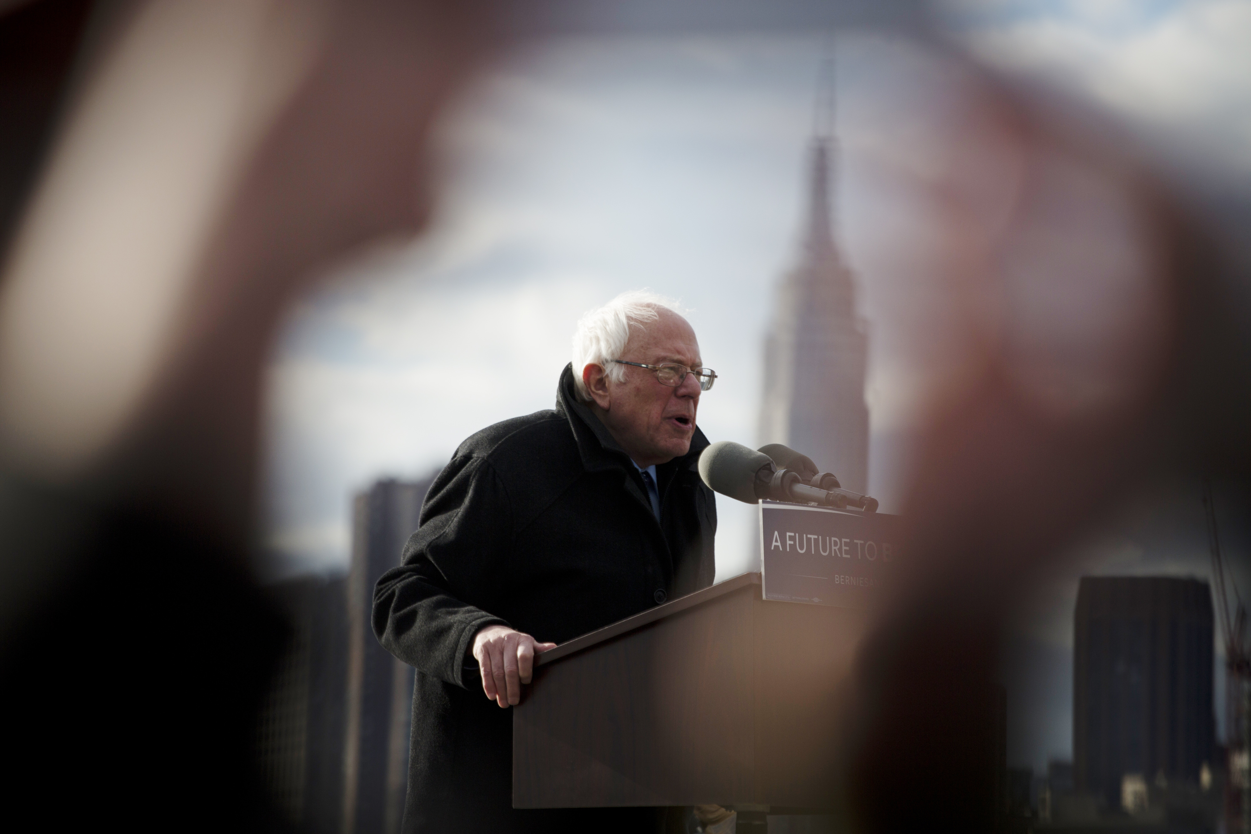 Presidential Candidate Bernie Sanders Holds Brooklyn Campaign Rally