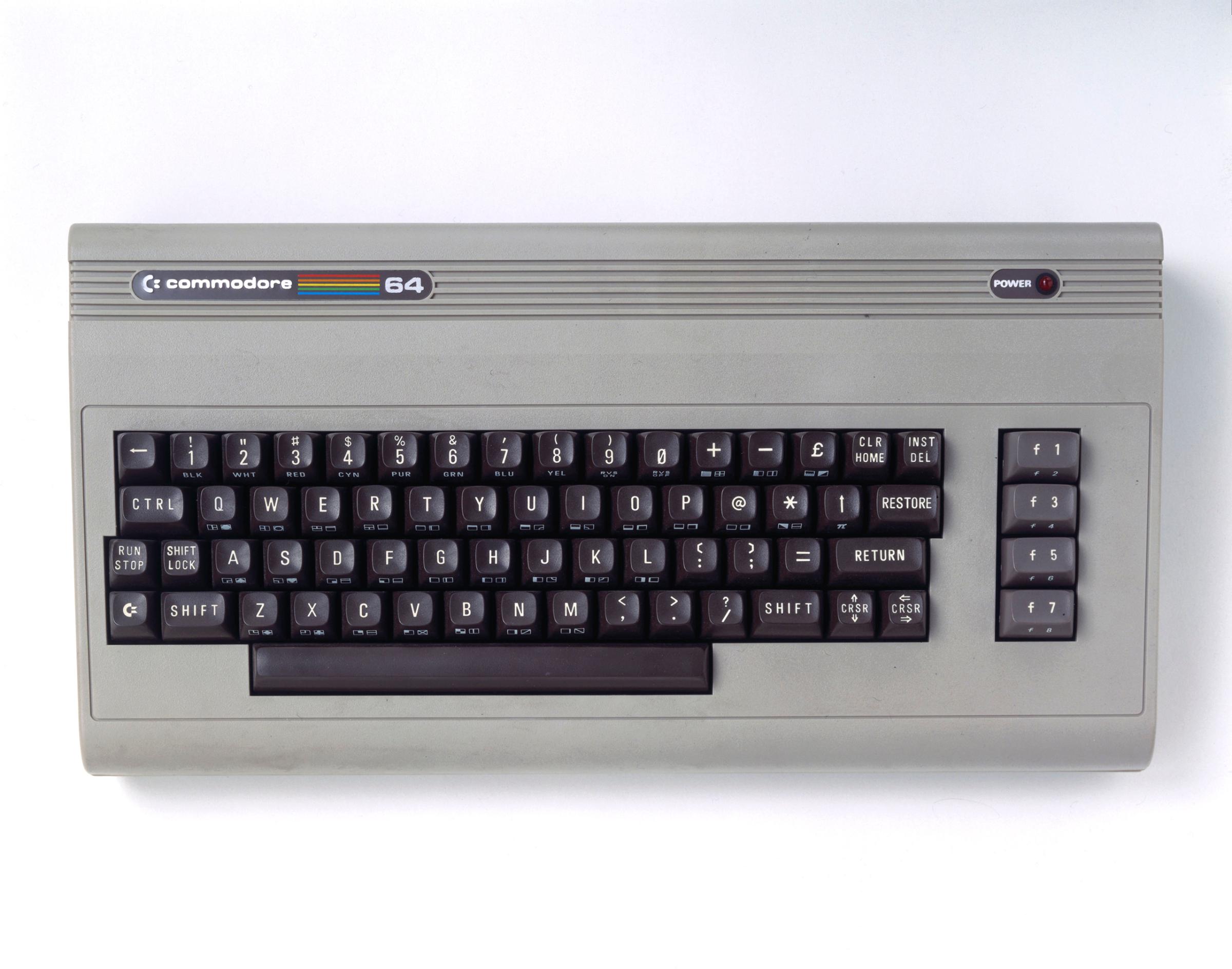 Commodore 64 microcomputer, c 1985.