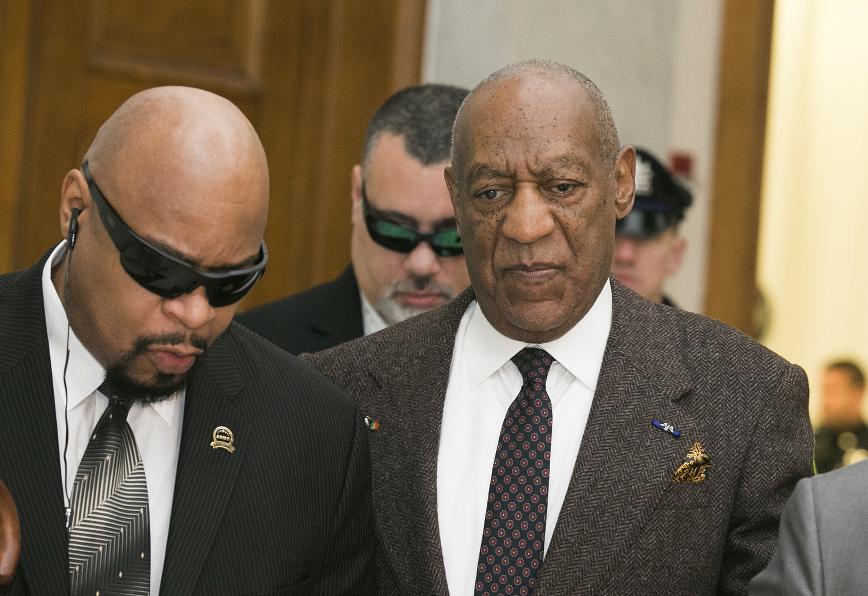 Bill Cosby arrives for the second day of hearings at the Montgomery County Courthouse in Norristown, Penn., on Feb. 3, 2016. (Ed Hille-Pool/Getty Images)