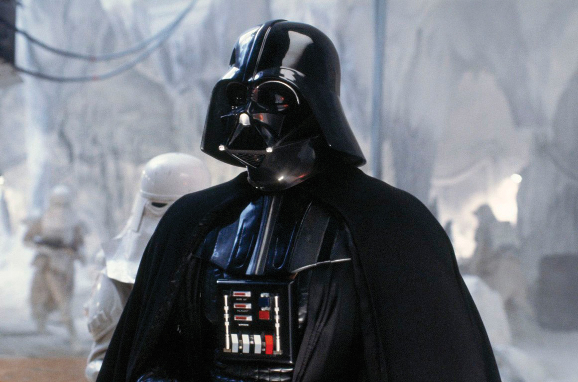 Darth Vader in The Empire Strikes Back.