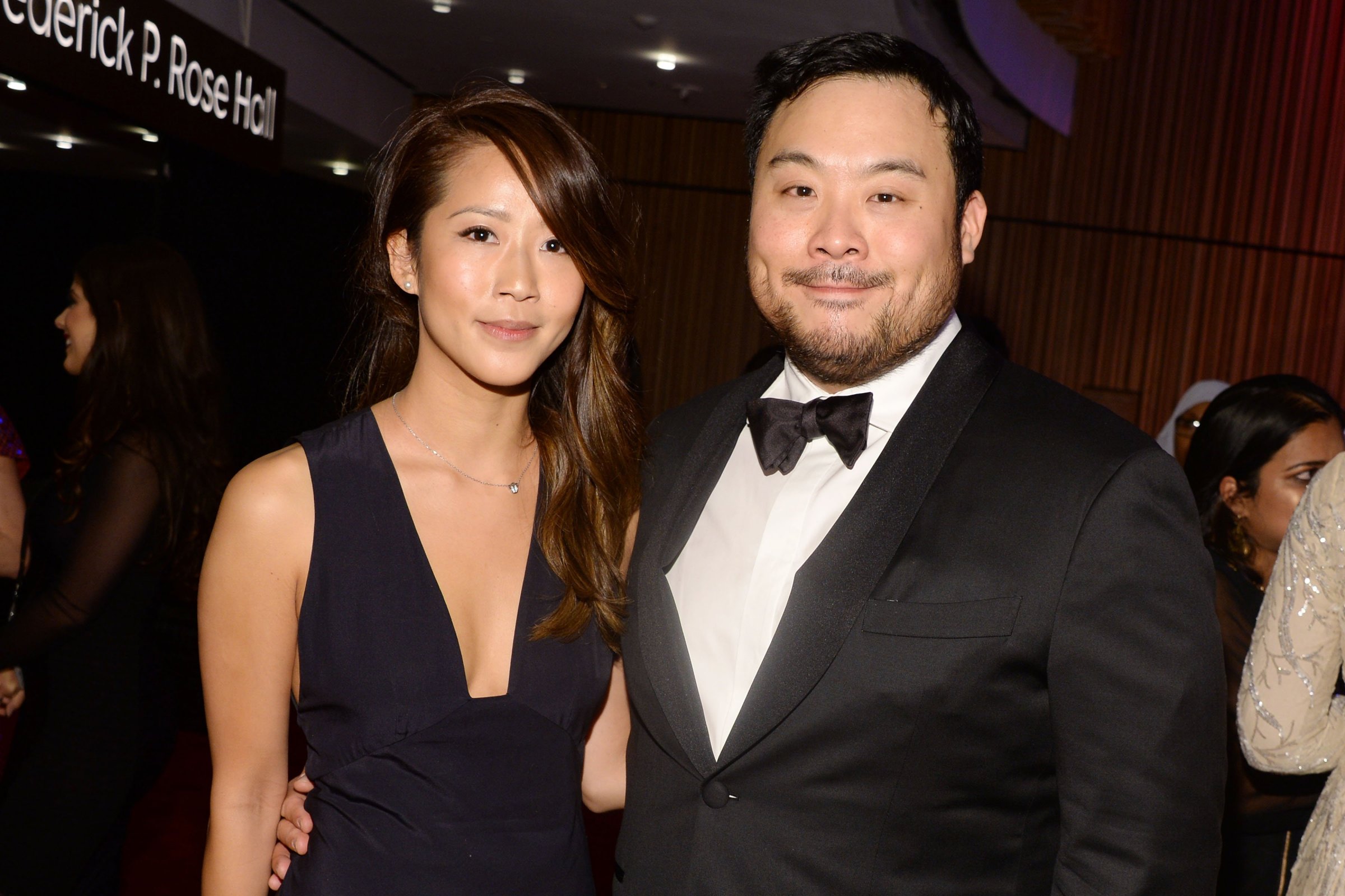 David Chang and Gloria Lee at the TIME 100 gala in New York on April 26, 2016.