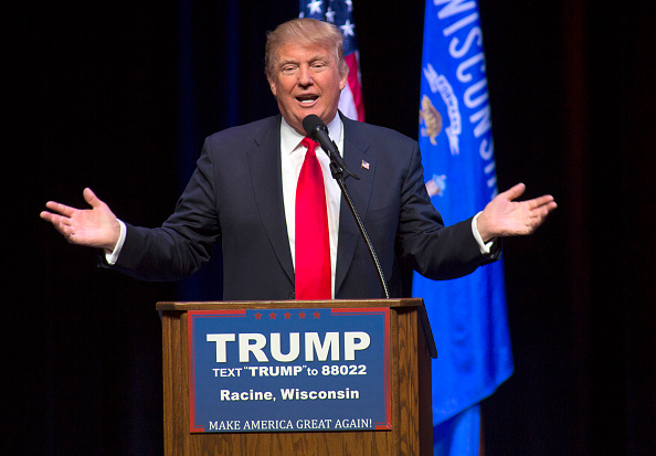 Donald Trump Campaigns In Racine, Wisconsin