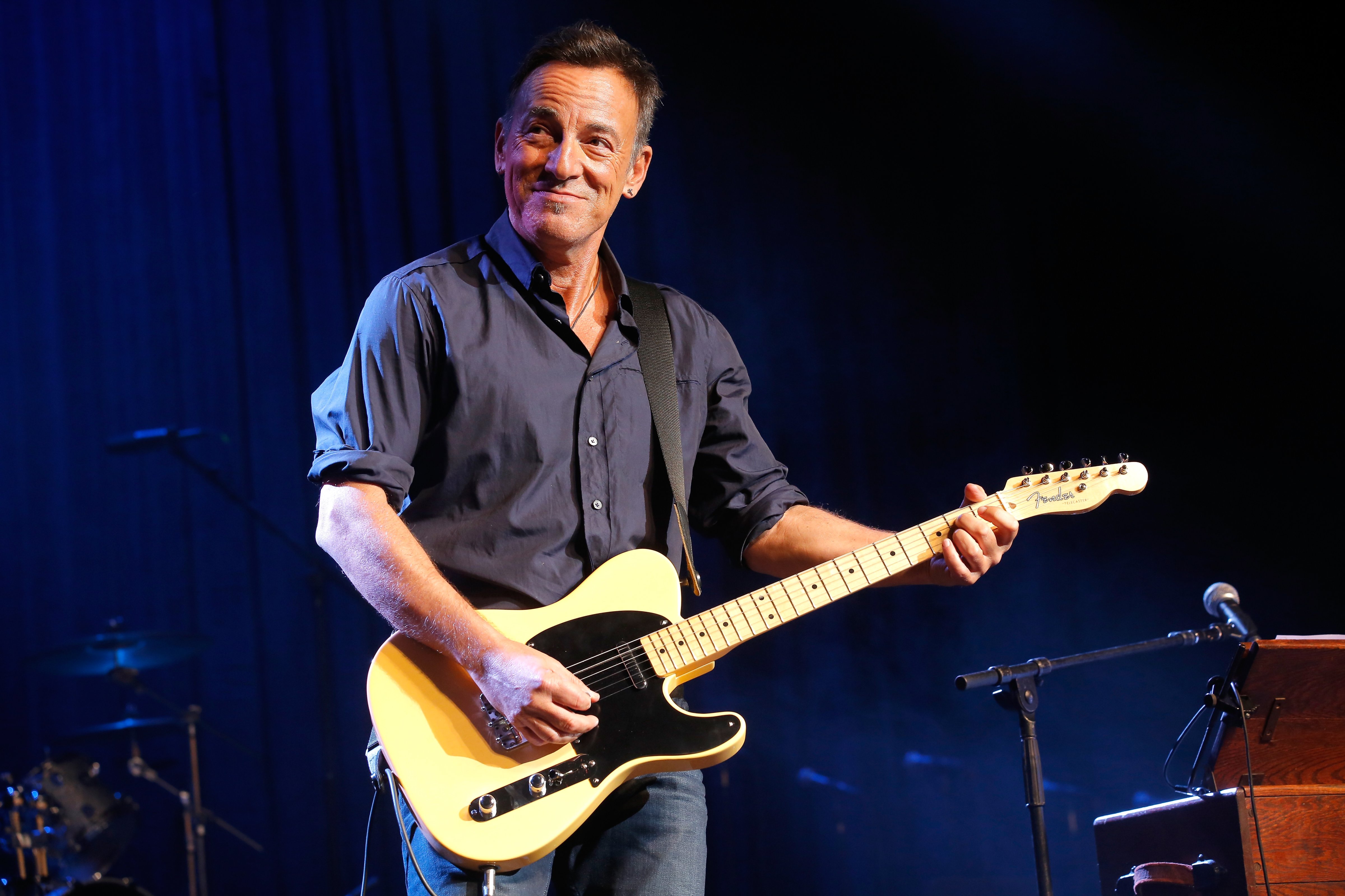 Bruce Springsteen performs at the 7th annual "Stand Up For Heroes" event at Madison Square Garden on November 6, 2013 in New York City. (Jemal Countess—Getty Images)