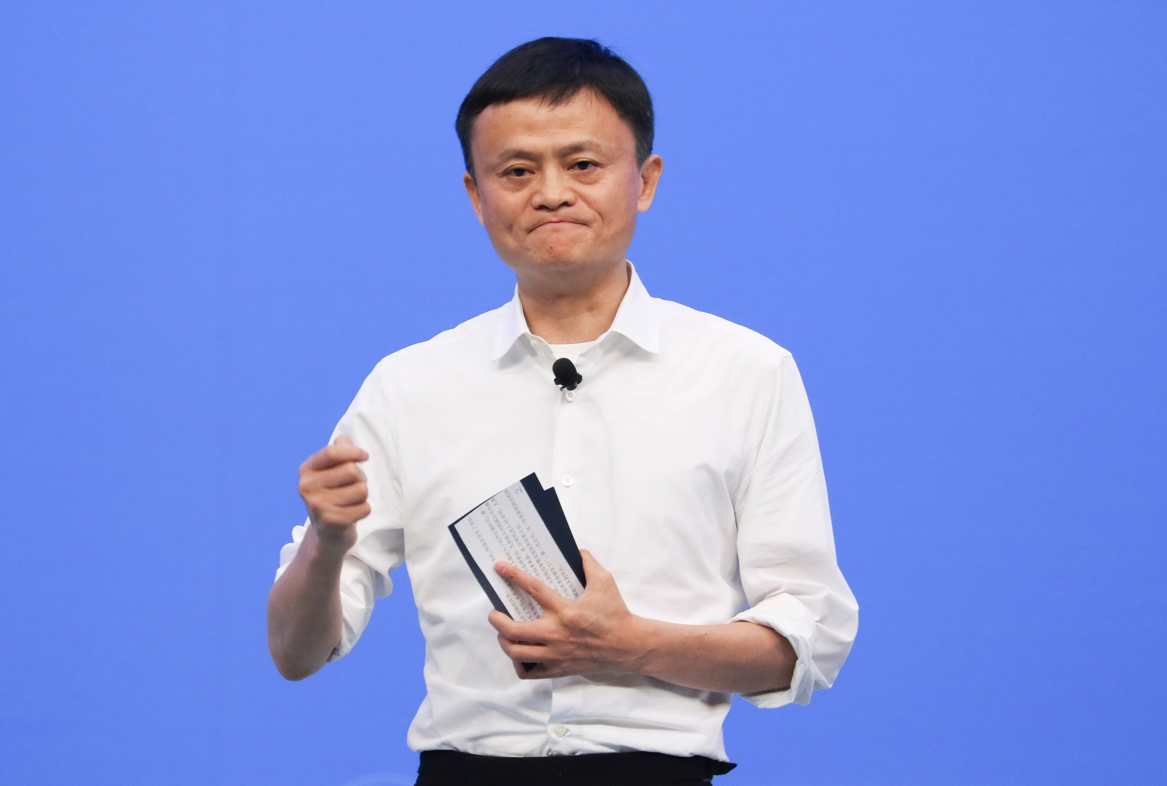 QIONGHAI, CHINA - MARCH 23: (CHINA OUT) Alibaba Group Chairman Jack Ma speaks during the Boao Forum For Asia Annual Conference on March 23, 2016 in Qionghai, Hainan Province of China. Jack Ma firstly proposed on the forum that there should be building an Electronic World Trade Platform (eWTP) to guide the minor enterprises, women and young entrepreneurs into global market. (Photo by VCG)***_***