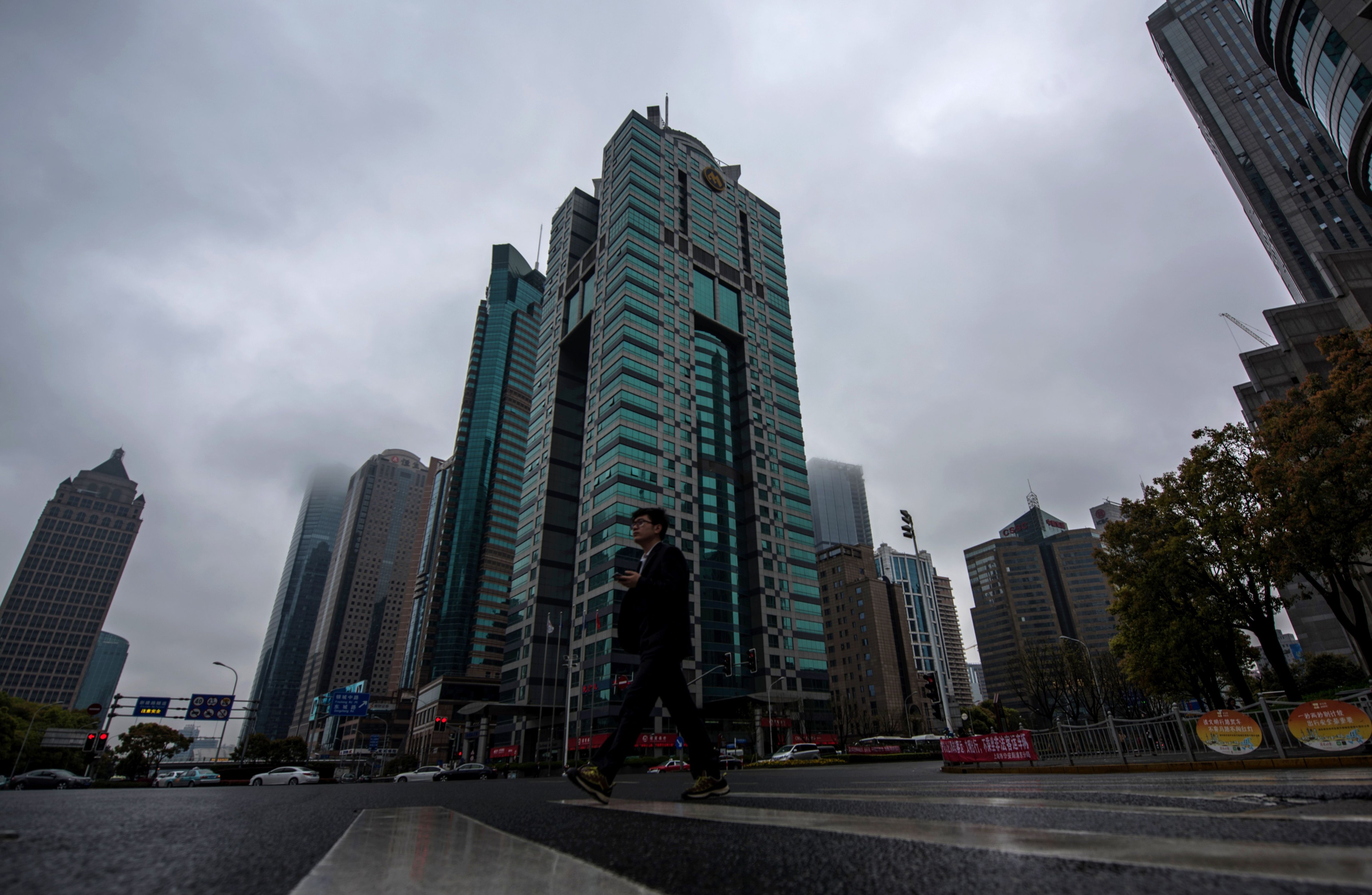 A general view shows a building, center, where the Panama-based law firm Mossack Fonseca has an office in Shanghai on April 6, 2016. 
                      The Panamanian law firm at the heart of a massive leak of offshore banking records has more offices in China than any other country, its website shows, raising questions about its activities in the communist-ruled country (Johannes Eisele—AFP/Getty Images)