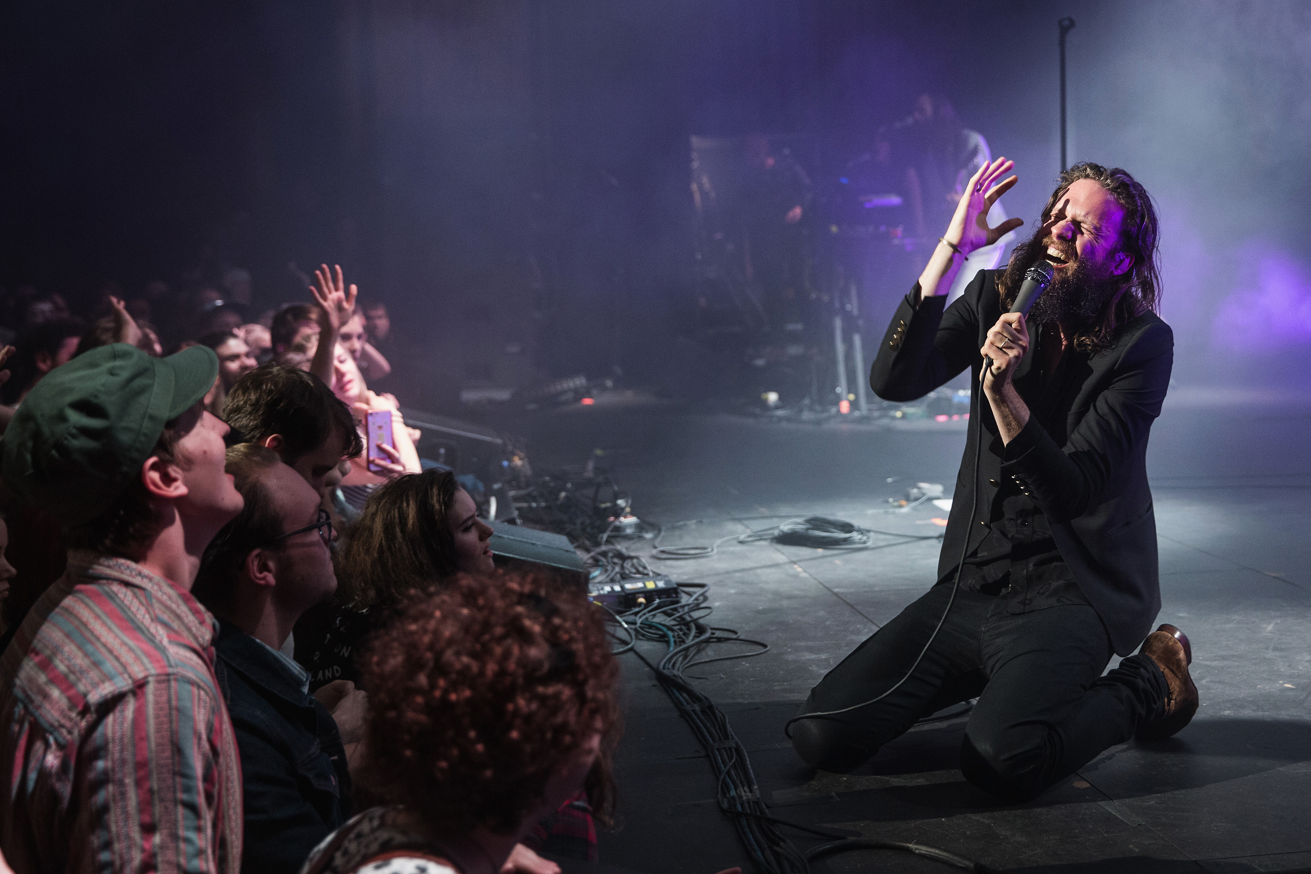 Father John Misty performs on stage at The Paramount Theater on April 6, 2016 in Seattle, Washington. (Mat Hayward—Getty Images)
