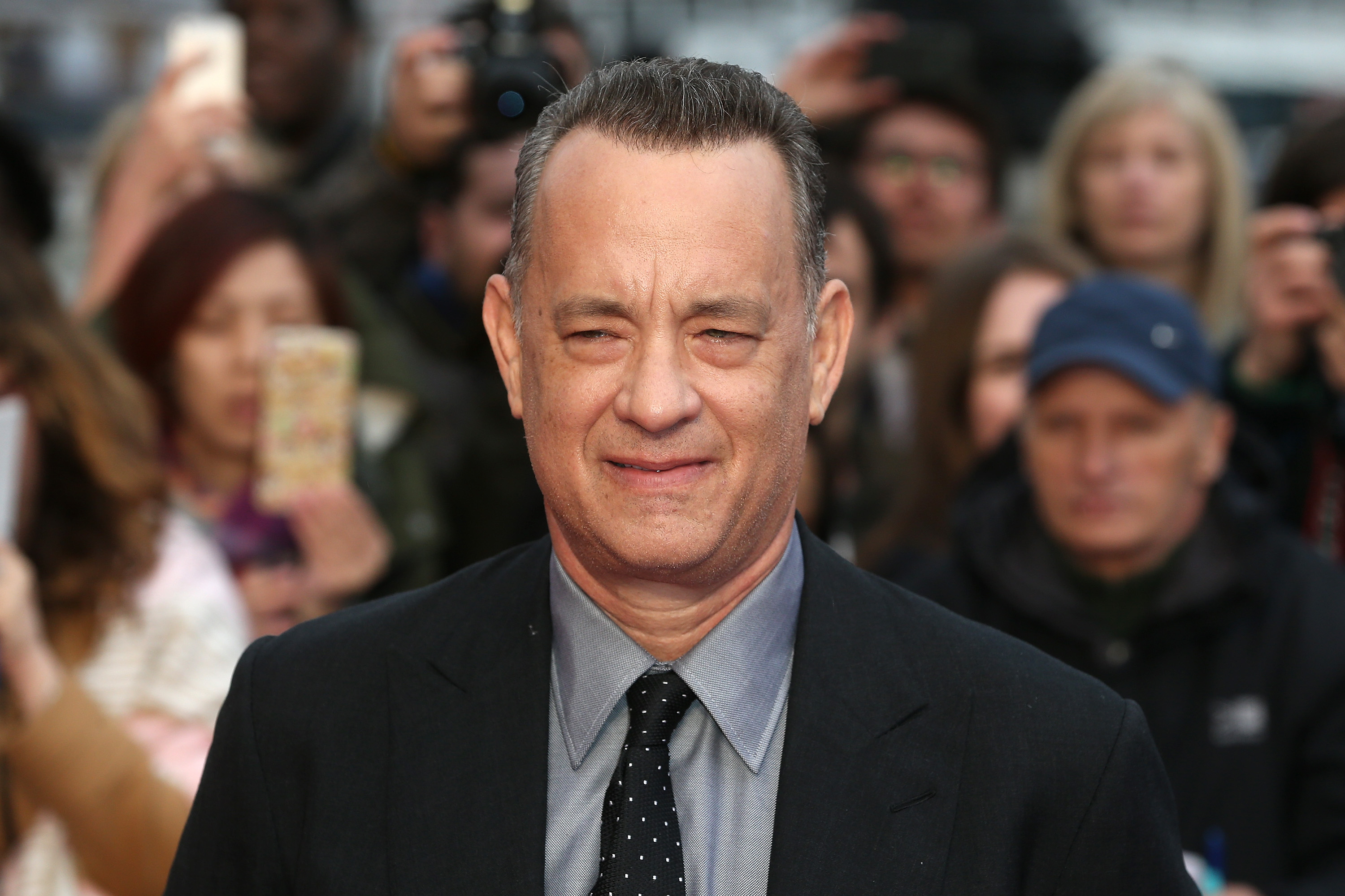 Tom Hanks at BFI Southbank on April 25, 2016 in London, England. (Fred Duval&mdash;2016 Fred Duval)
