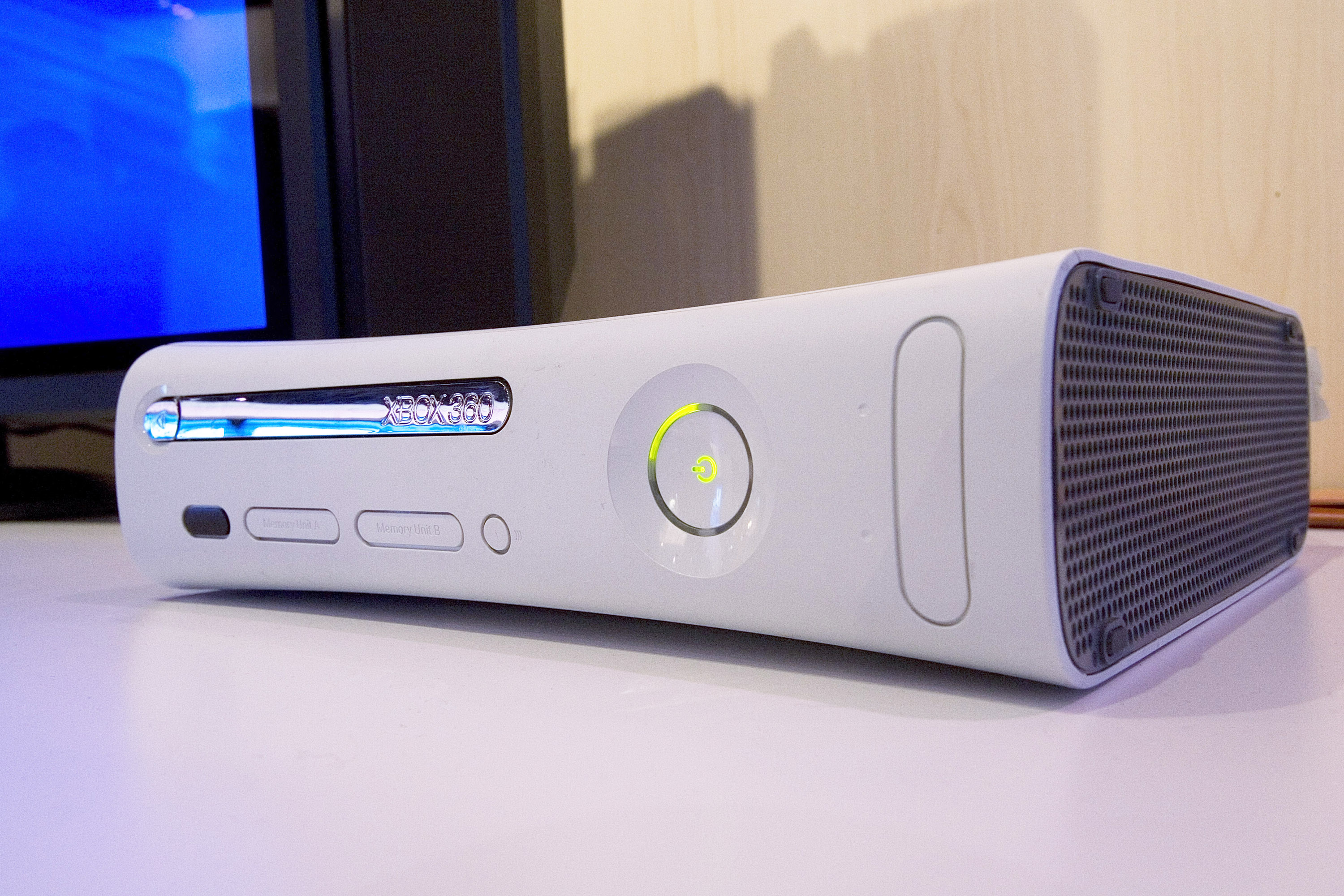 The Microsoft XBOX 360 is seen at the 2008 International Consumer Electronics Show at the Las Vegas Convention Center January 9, 2008 in Las Vegas, Nevada. (David Paul Morris&mdash;Getty Images)