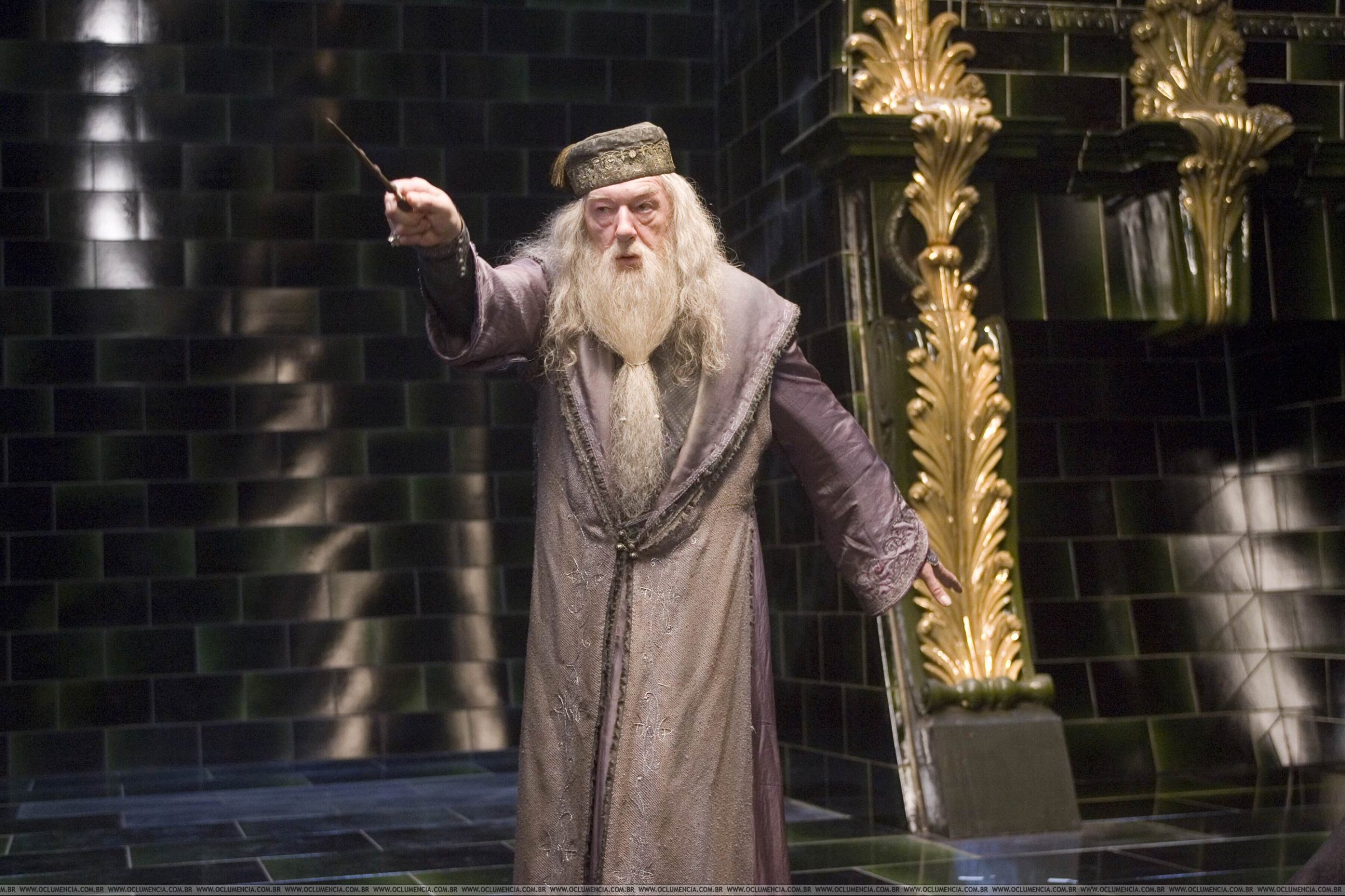 Michael Gambon as Albus Dumbledore in "Harry Potter and the Order of the Phoenix ."