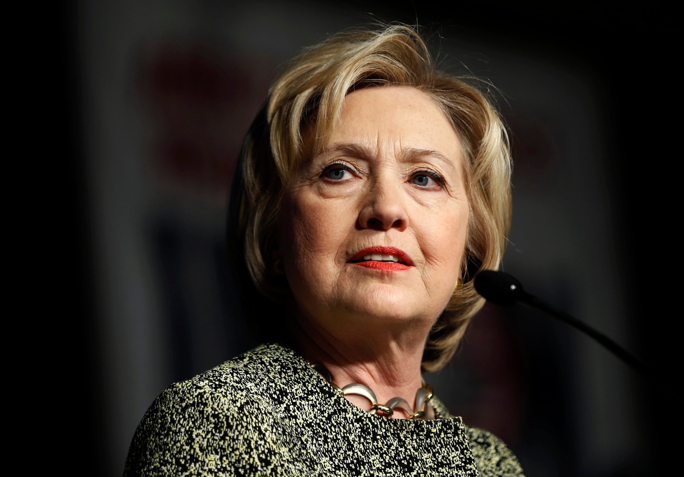 Hillary Clinton speaks at the Pennsylvania AFL-CIO Convention in Philadelphia on April 6, 2016.
