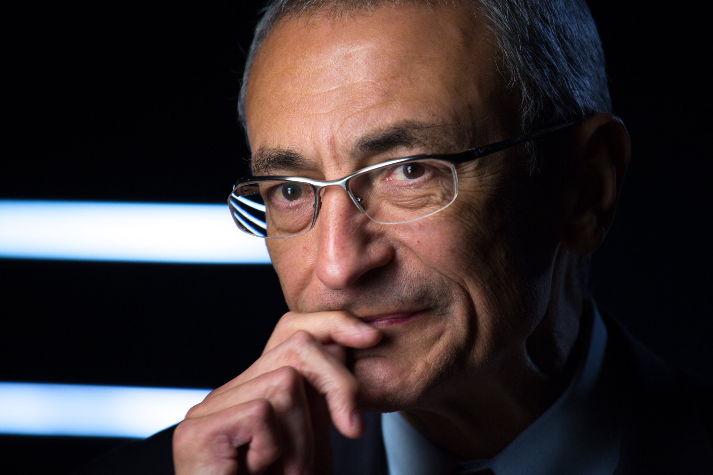 Former Clinton White House Chief of Staff John Podesta is interviewed on Nov. 9, 2012, in Washington.