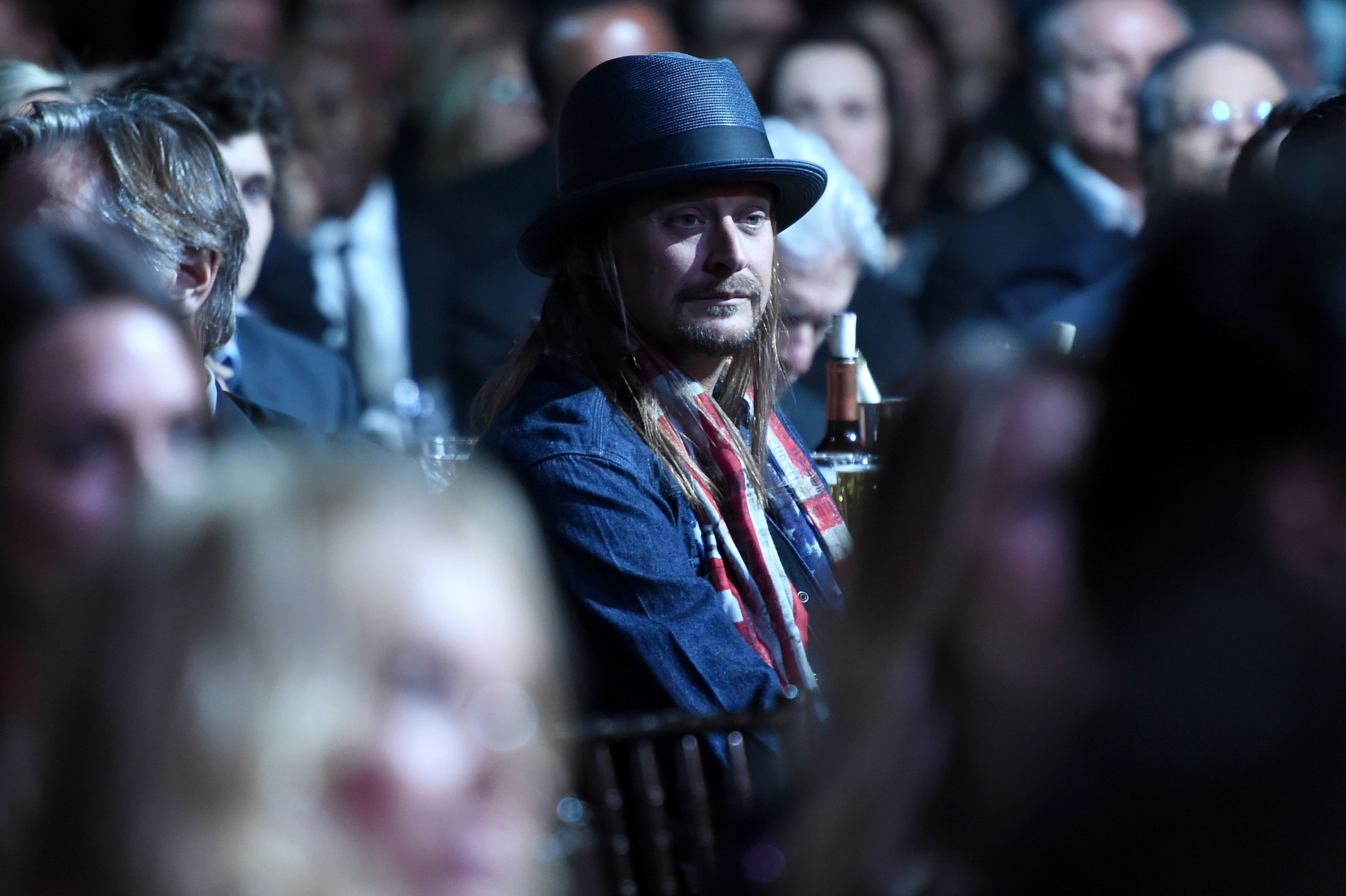 Kid Rock attends the Rock And Roll Hall Of Fame Induction Ceremony in New York City, on April 8, 2016. (Jamie McCarthy—Getty Images)
