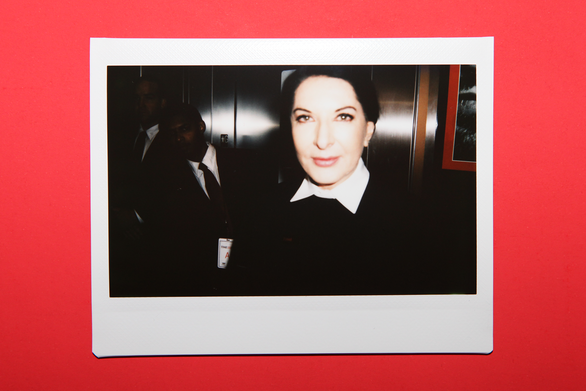 Marina Abramović arrives at the TIME 100 Gala at the Time Warner Center on April 26, 2016 in New York City.