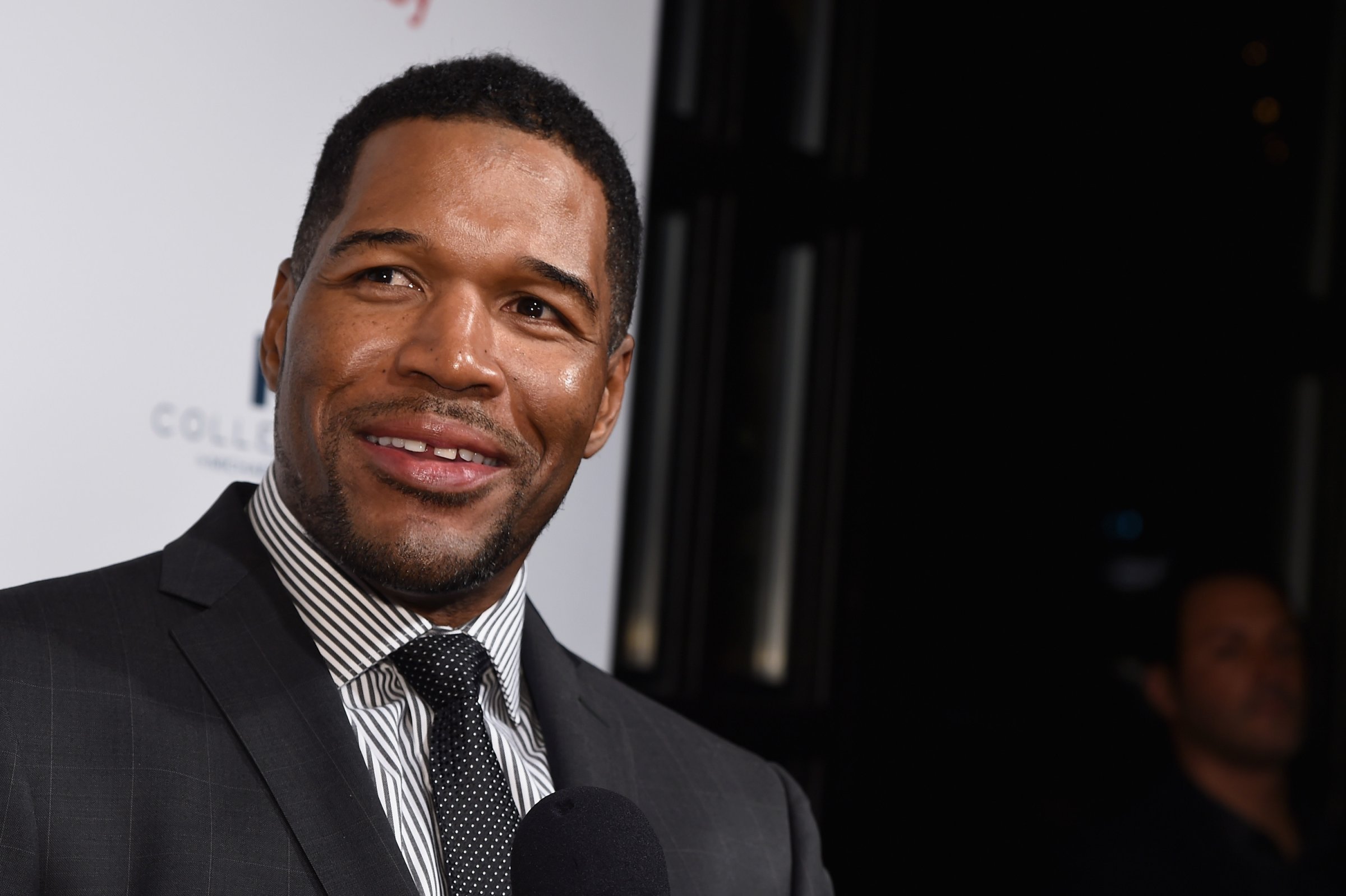 Michael Strahan attends Sports Illustrated's Fashionable 50 event at Vandal on April 12, 2016 in New York City.