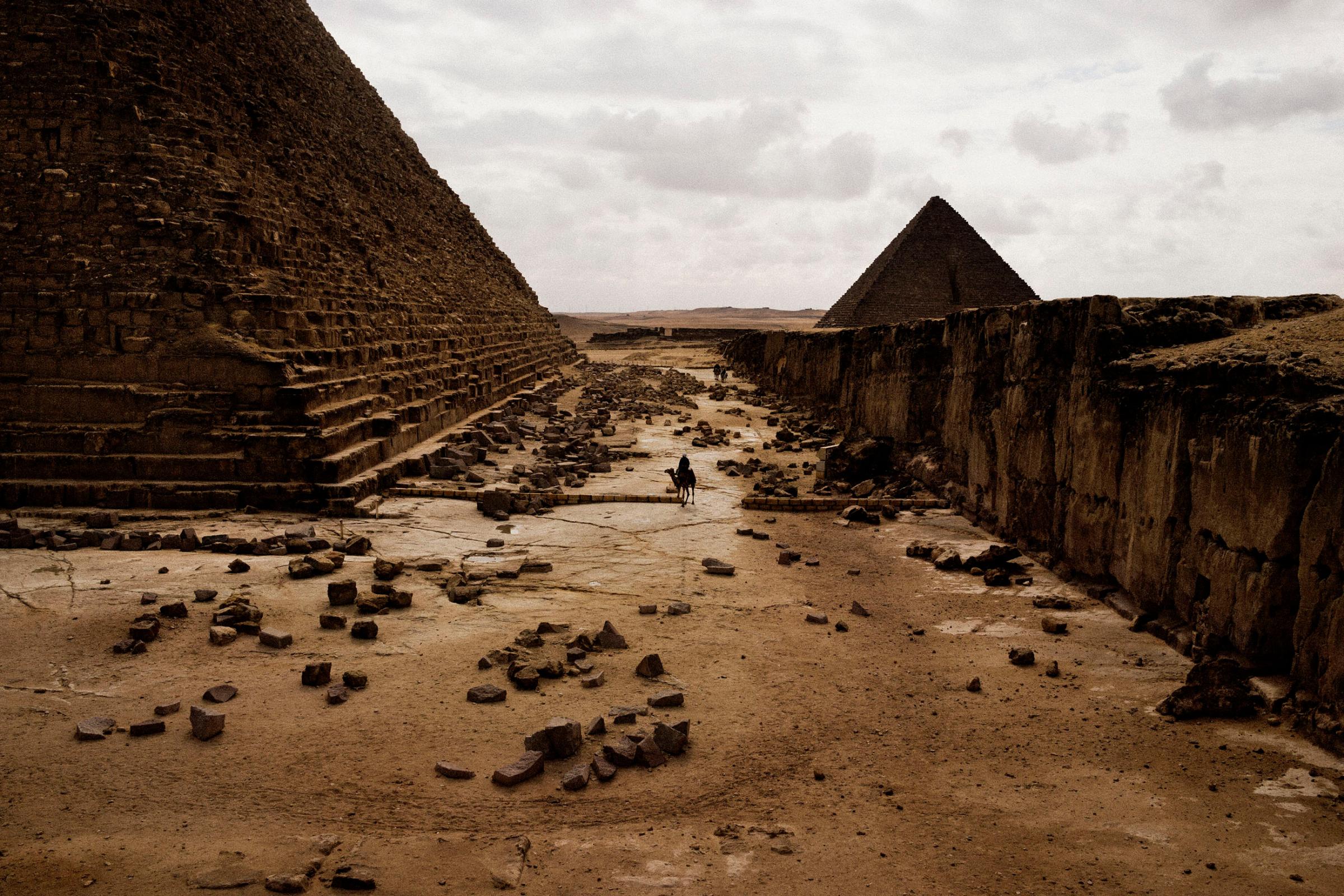 Cairo, Egypt. 2013.The Pyramids of Giza.