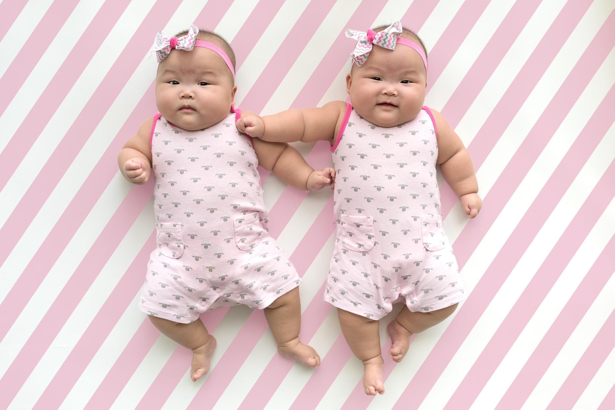 The cutest twins on the block, Singapore  - Apr 2016