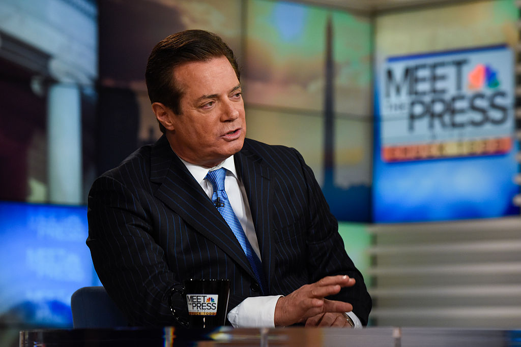 Paul Manafort appears on "Meet the Press" in Washington, D.C. on April 10, 2016. (NBC NewsWire&mdash;NBCU Photo Bank via Getty Images)