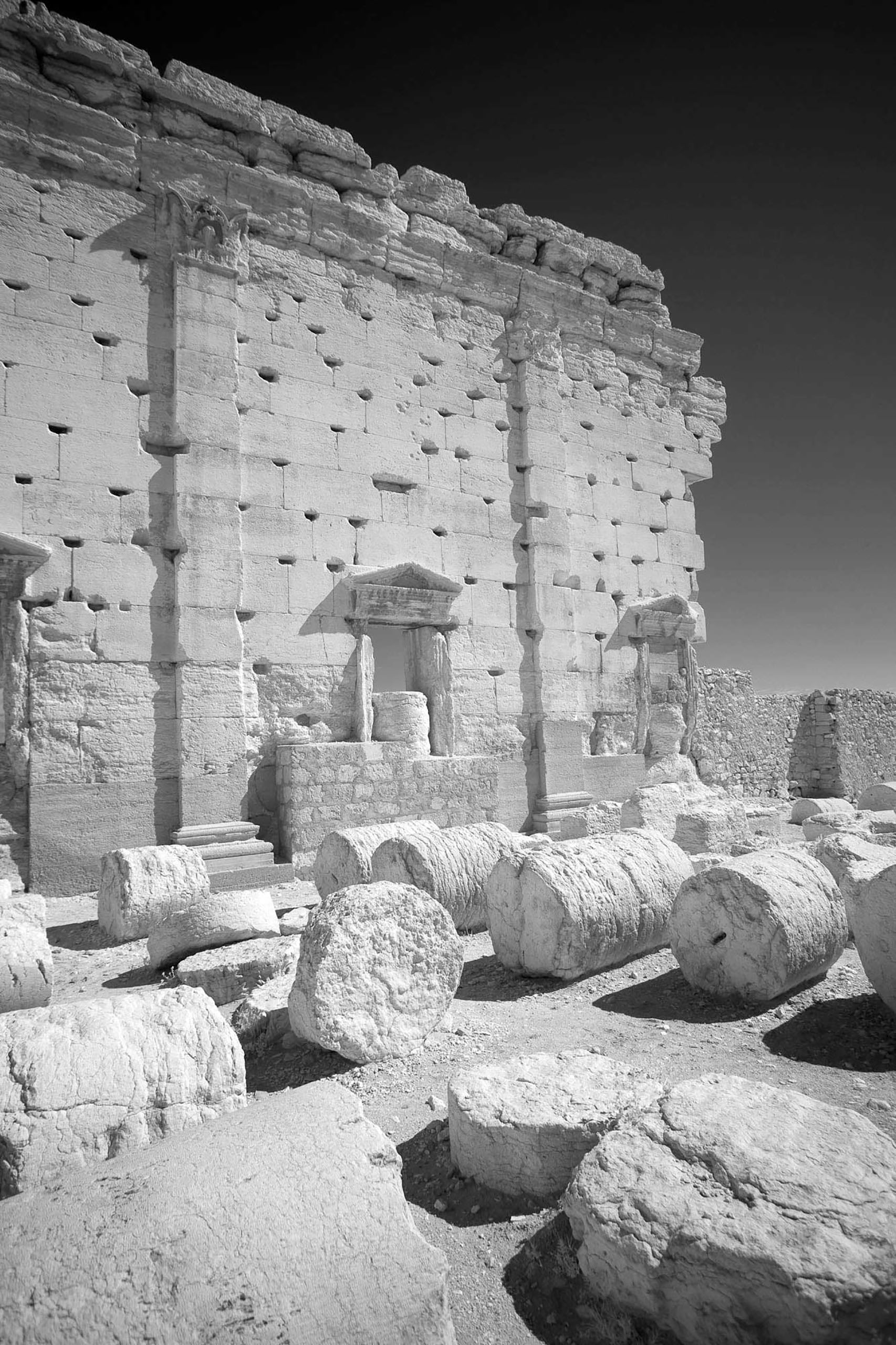 The Temple of Bel ruins were considered among the best preserved at Palmyra.