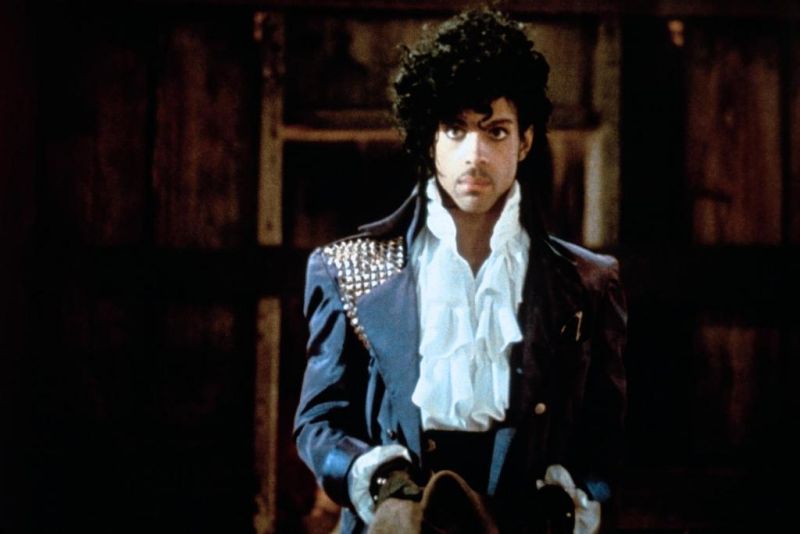 Prince as The Kid in Purple Rain, 1984.