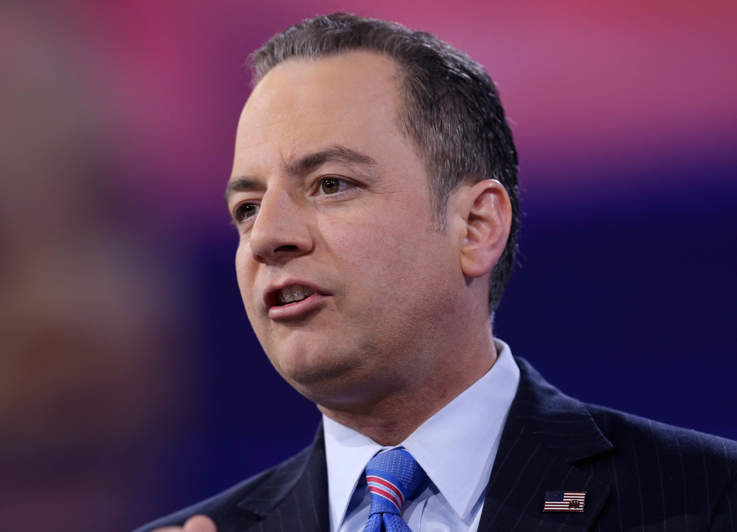 Republican National Committee Chairman Reince Priebus speaks during the Conservative Political Action Conference (CPAC), Friday, March 4, 2016, in National Harbor, Md. (AP Photo/Carolyn Kaster)