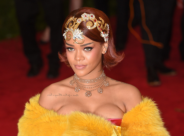 Rihanna attends the 'China: Through The Looking Glass' Costume Institute Benefit Gala at Metropolitan Museum of Art on May 4, 2015 in New York City. (Karwai Tang/WireImage)