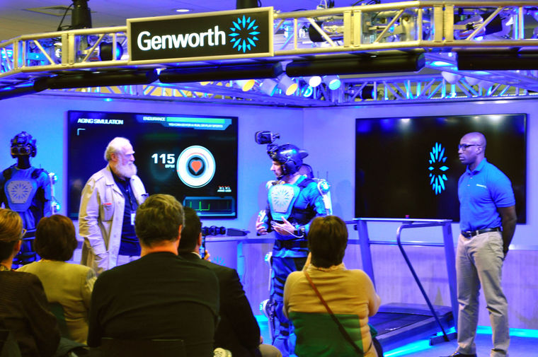 The Genworth R70i Aging Experience exhibit at the Liberty Science Museum in Jersey City, New Jersey (Courtesy of Laura Stetser)