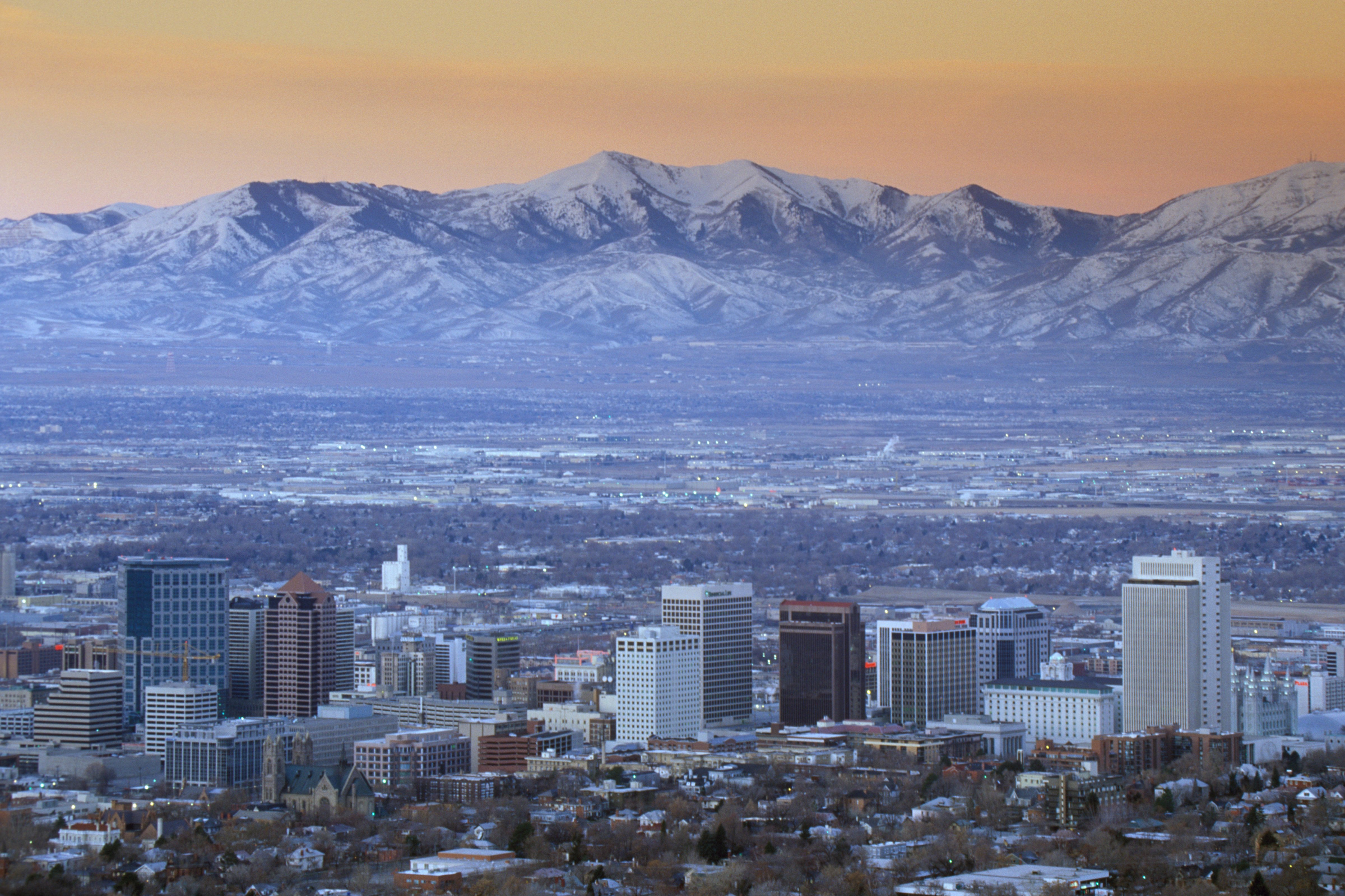 Skyline of Salt Lake City, UT (Getty Images)