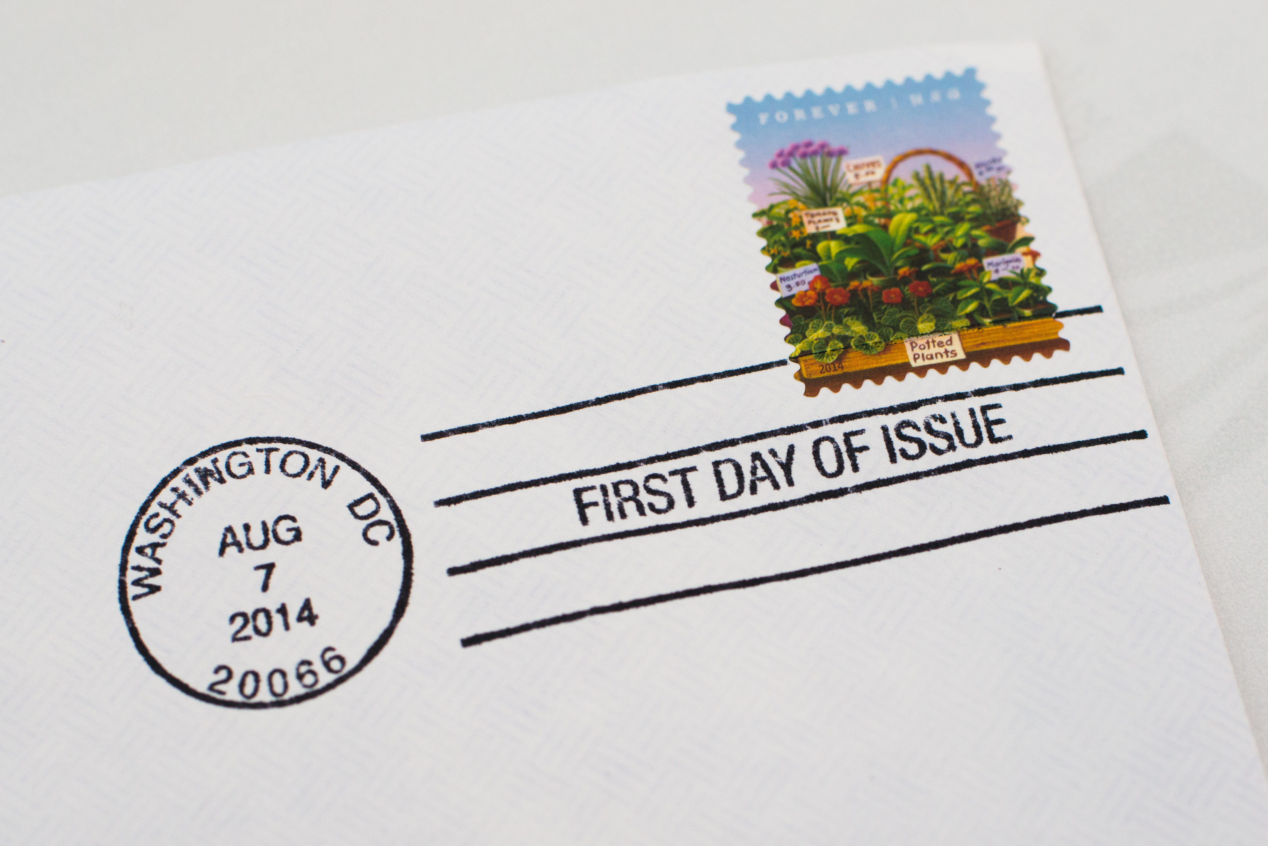 The U.S. Postal Service celebrated America's farmers markets with new Forever stamps in 2014. (Sarah L. Voisin—The Washington Post/Getty Images)