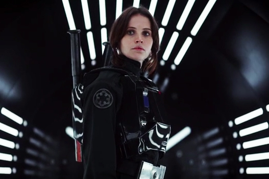 Felicity Jones in <em>Rogue One: A Star Wars Story</em> (Lucasfilm Ltd.)